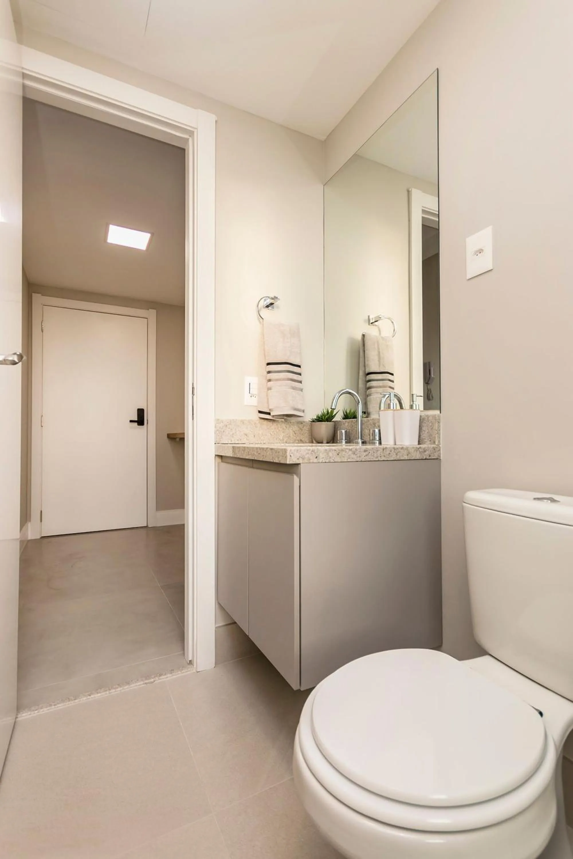 Bathroom in Lindo studio novo e moderno JRE1401