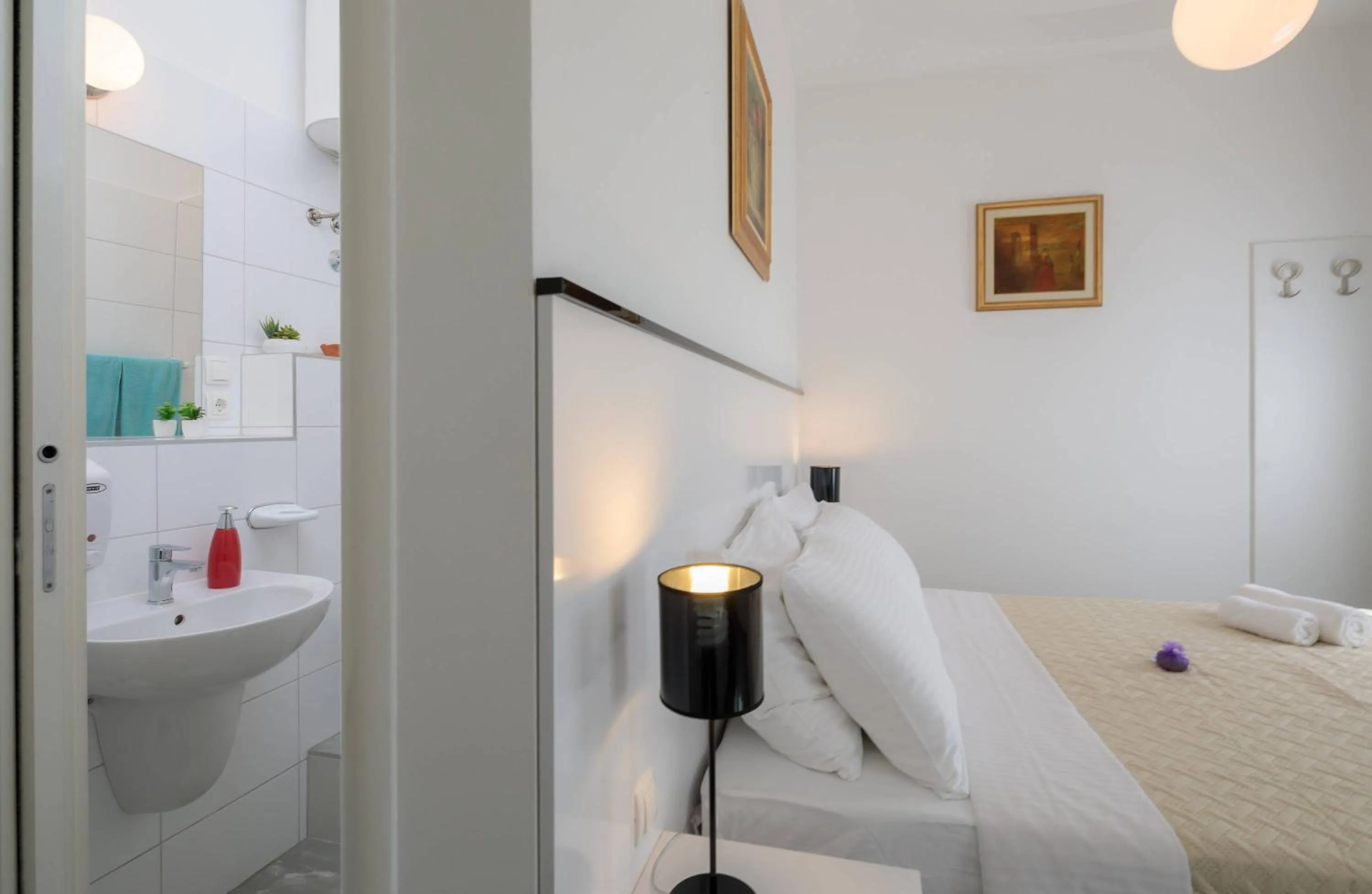 Bed in PLR Luxury Rooms