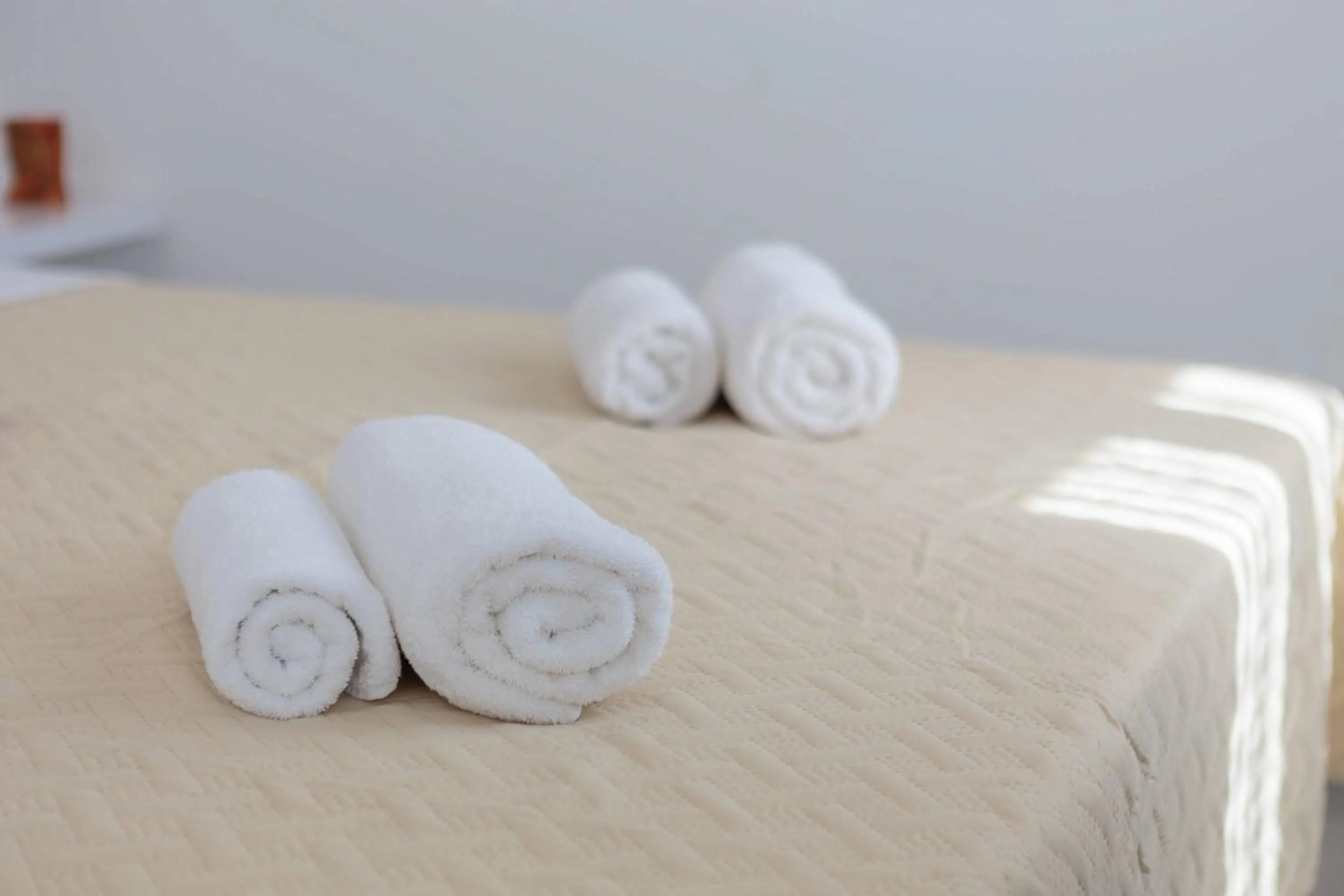 Bed in PLR Luxury Rooms