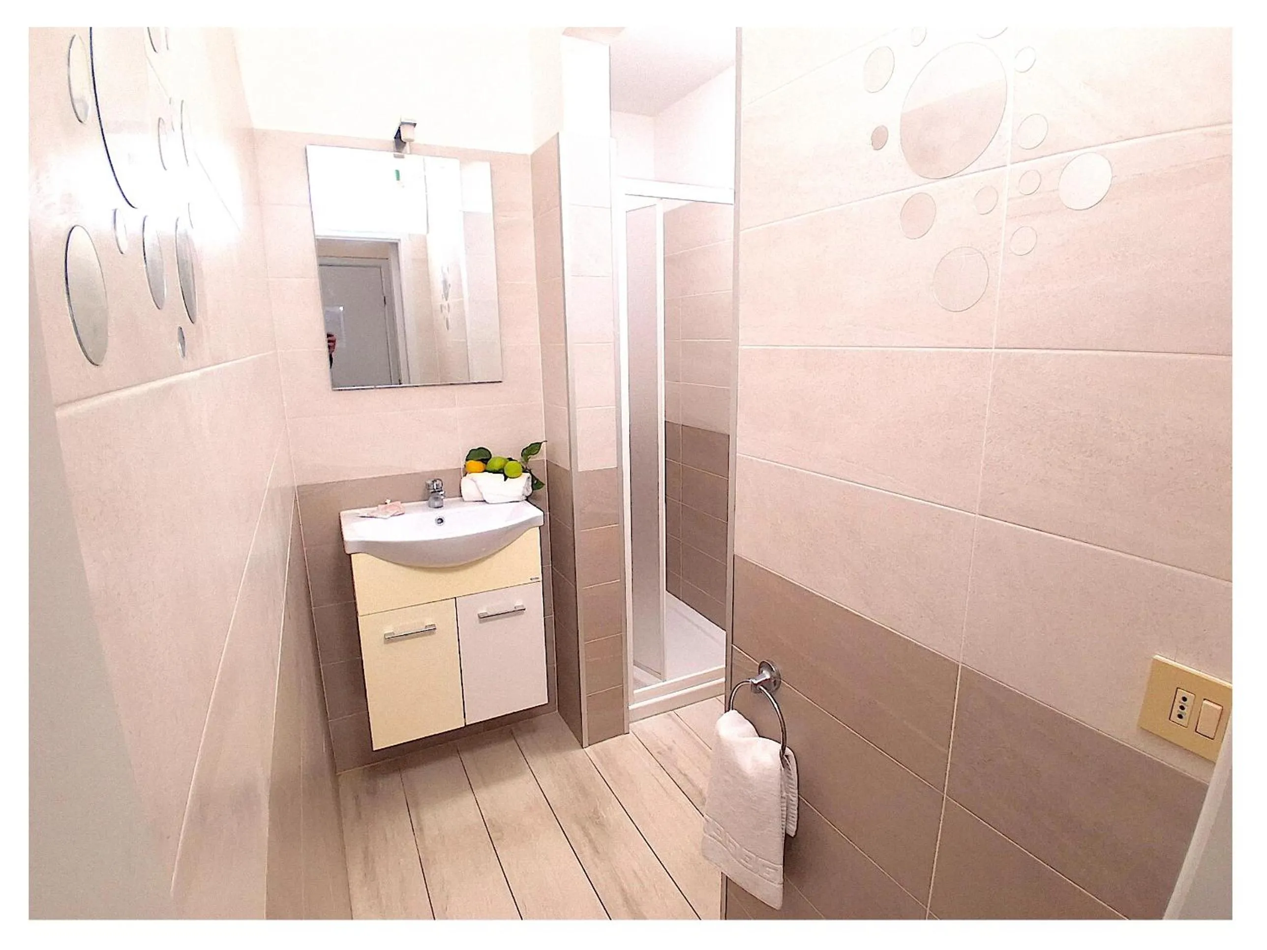 Shower in Hotel Le Giare