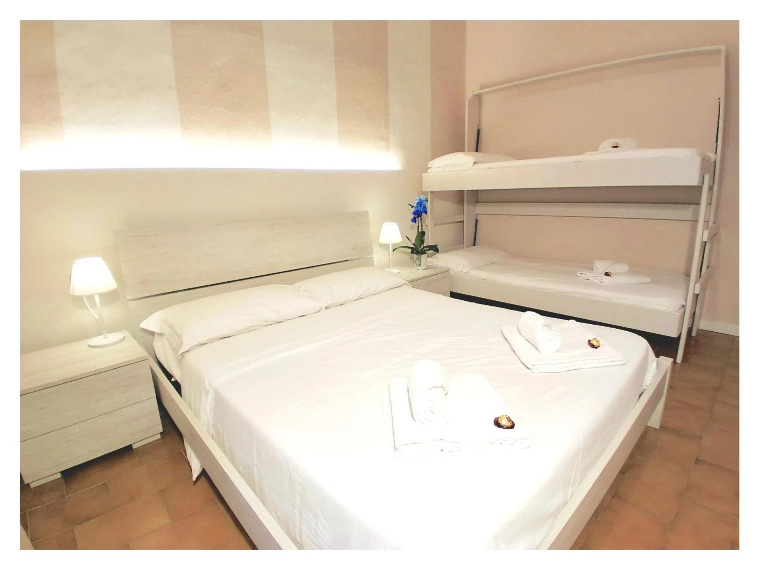 Bed in Hotel Le Giare