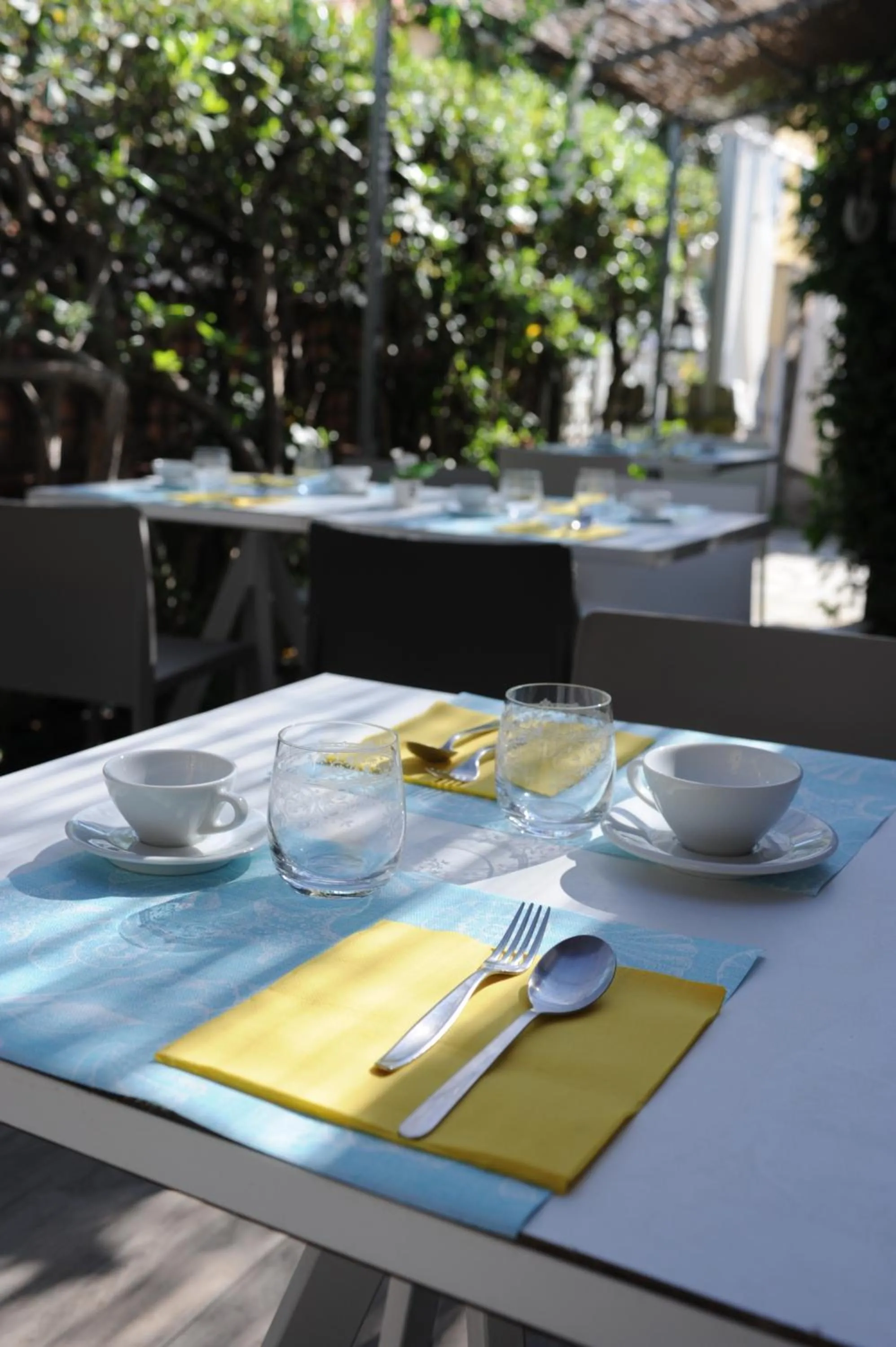 Patio in Hotel Le Giare