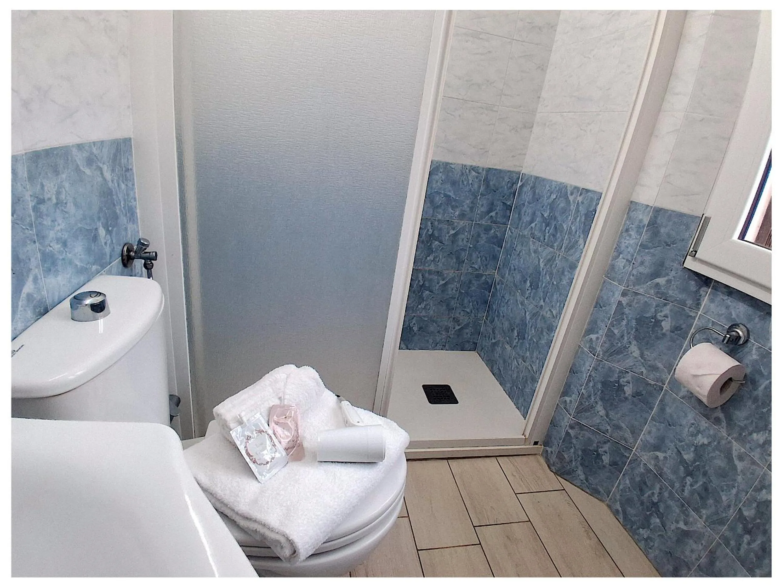 Shower in Hotel Le Giare