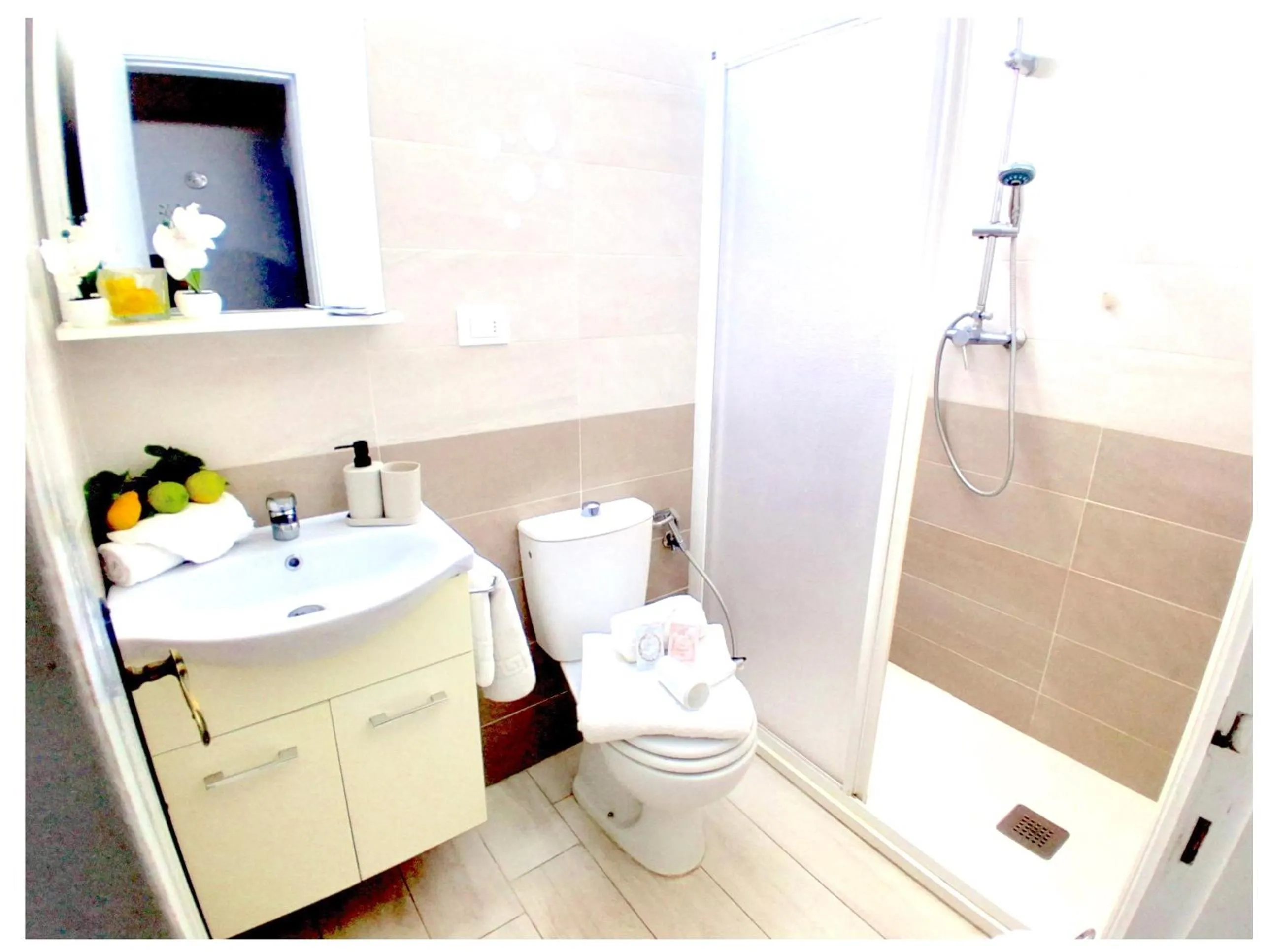Shower in Hotel Le Giare