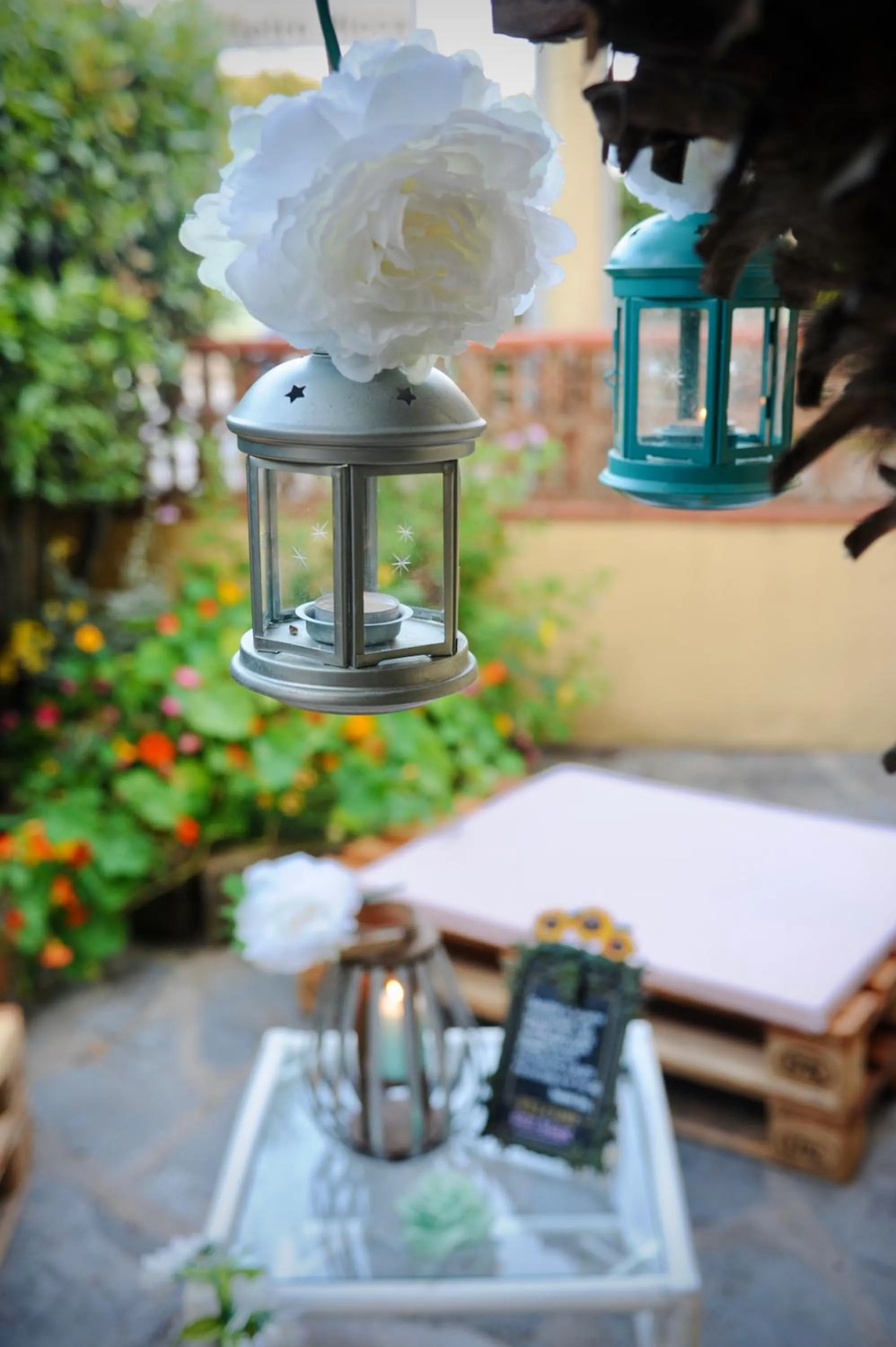 Patio in Hotel Le Giare