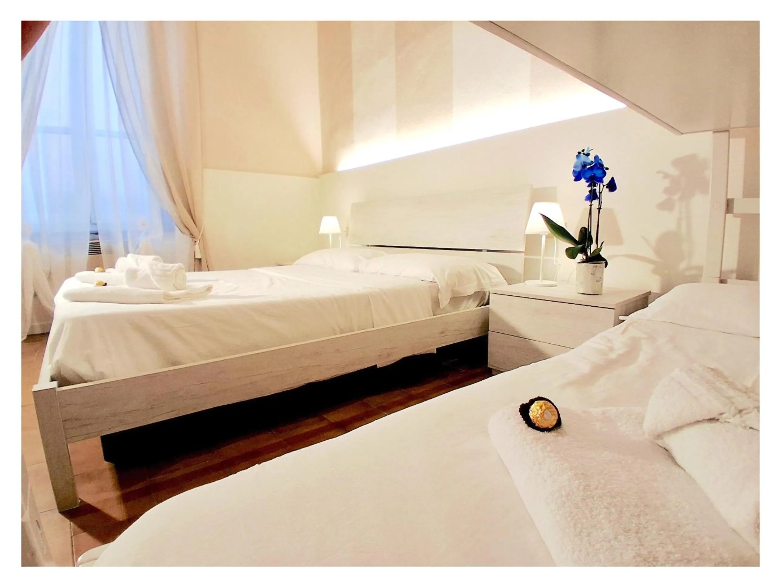 Bed in Hotel Le Giare