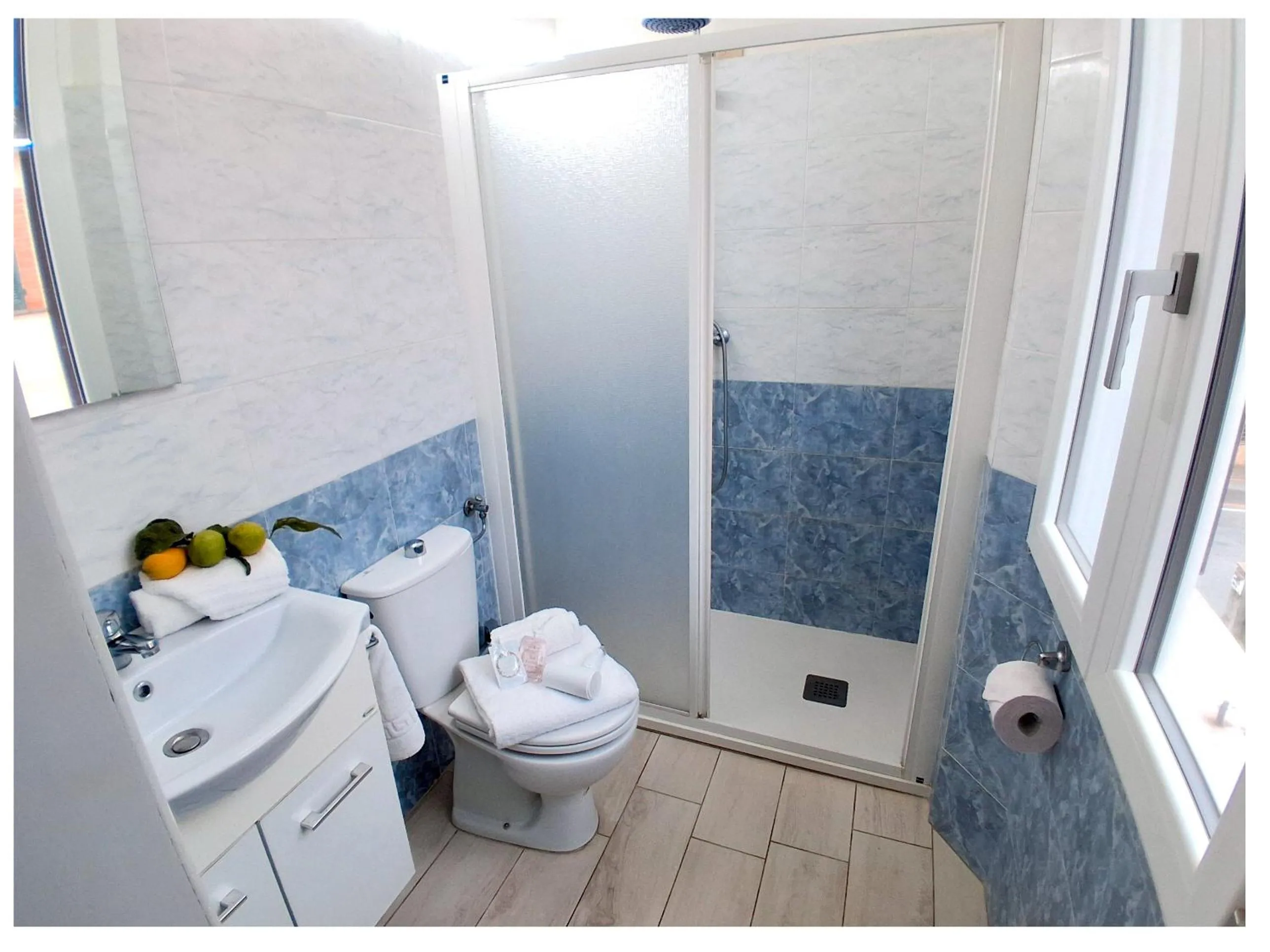 Shower in Hotel Le Giare