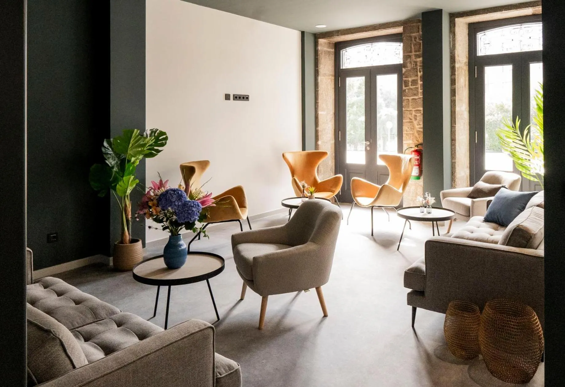 Living room in Coliving Compostela