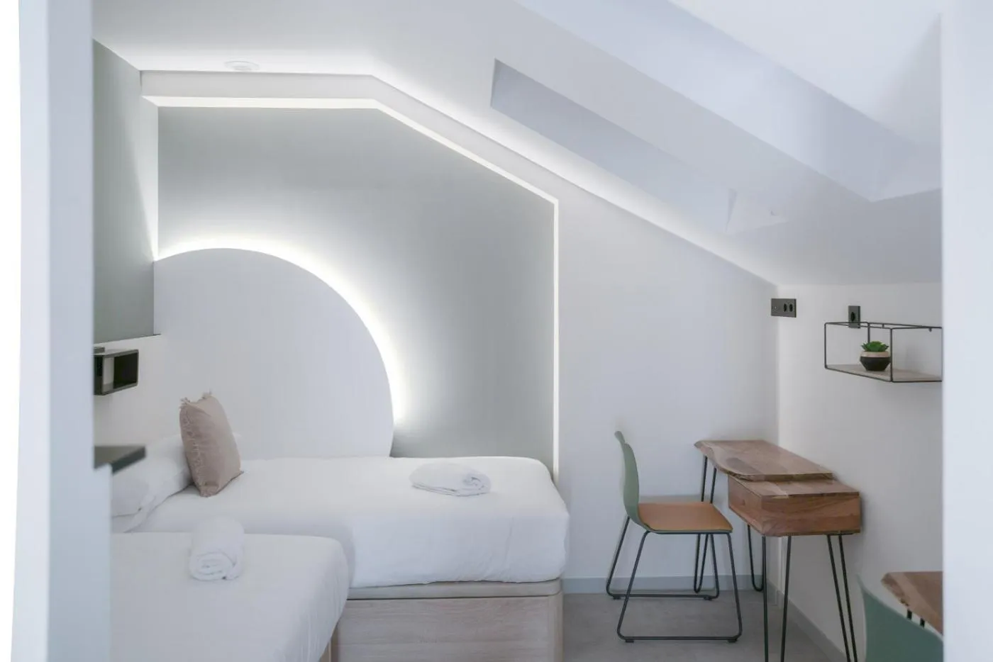 Bedroom, Bed in Coliving Compostela