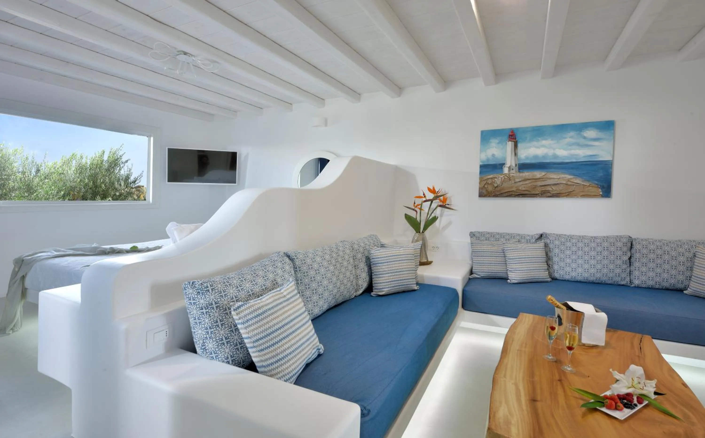 Living room in AC Village Christoulis