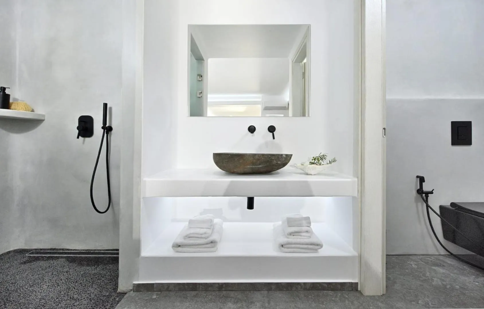 Bathroom in AC Village Christoulis