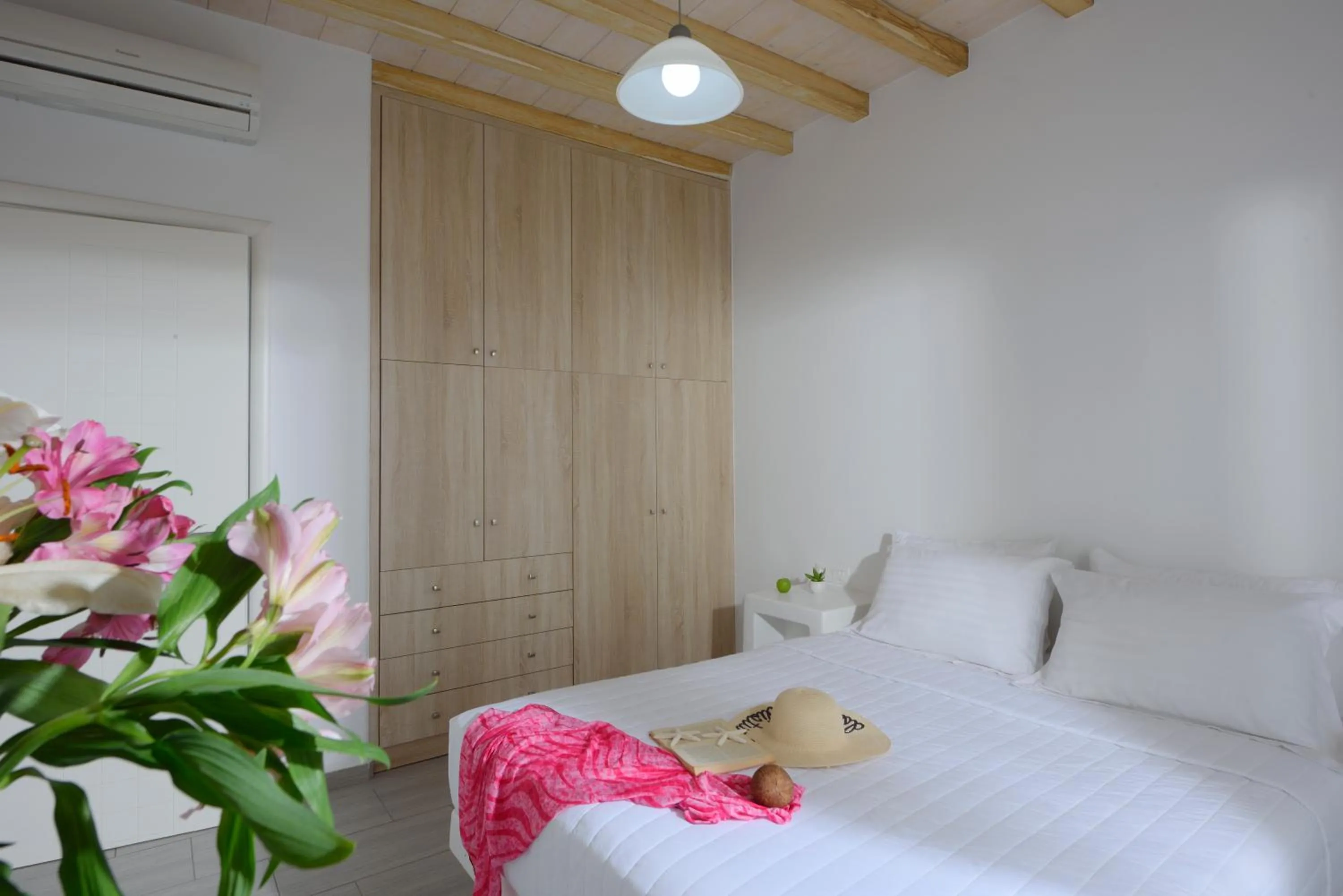 Bedroom, Bed in AC Village Christoulis