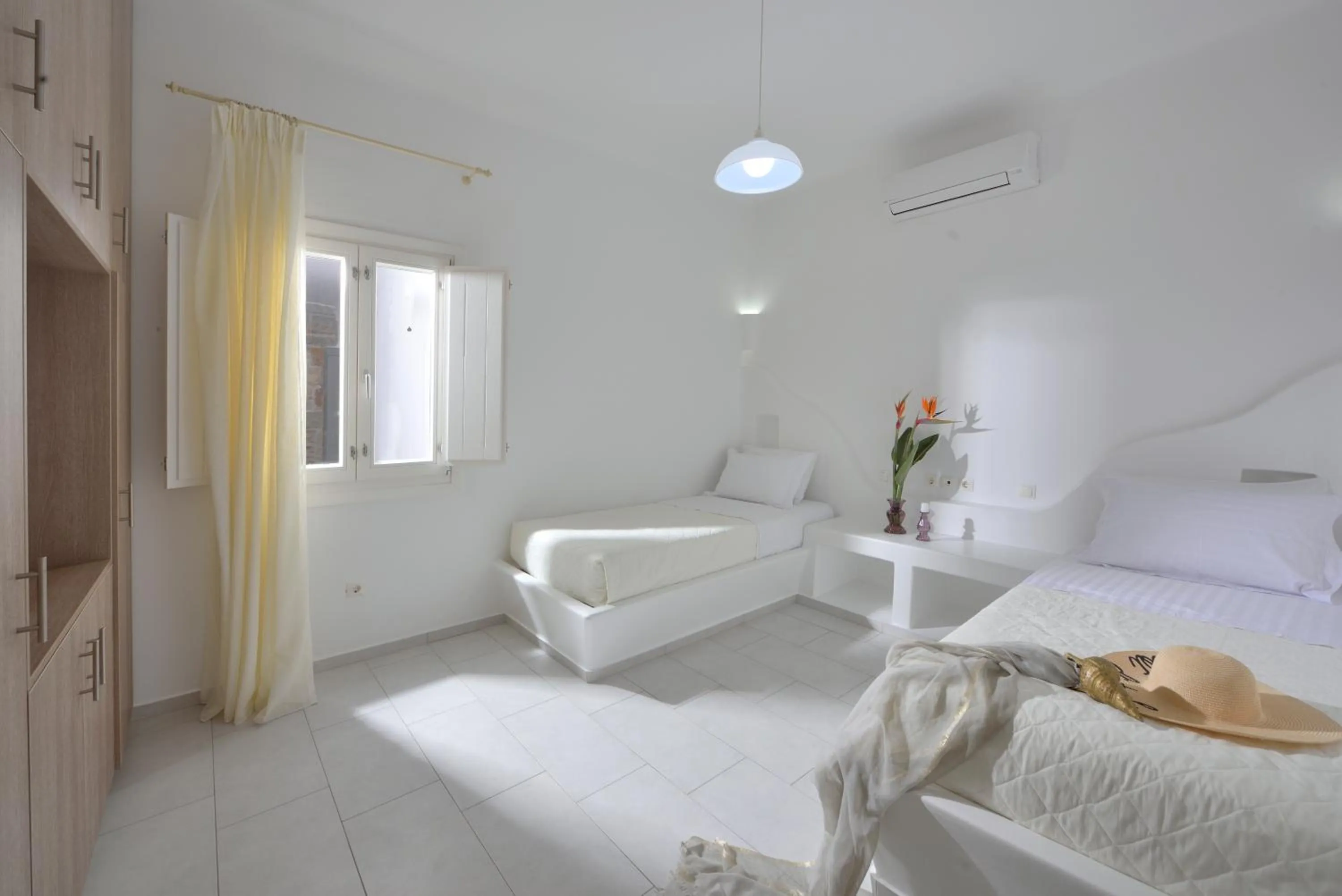 Bedroom, Bed in AC Village Christoulis