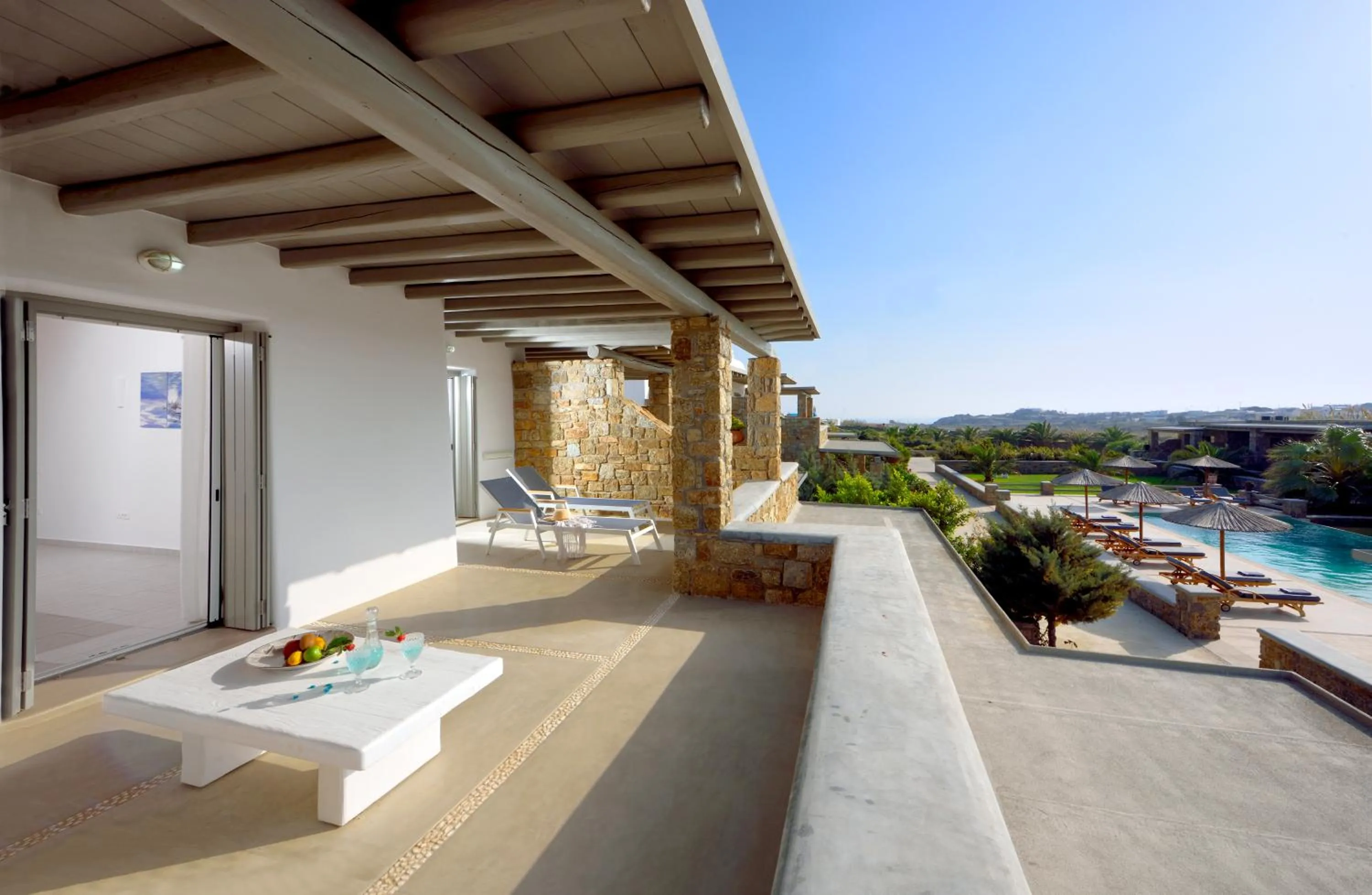 Garden view in AC Village Christoulis