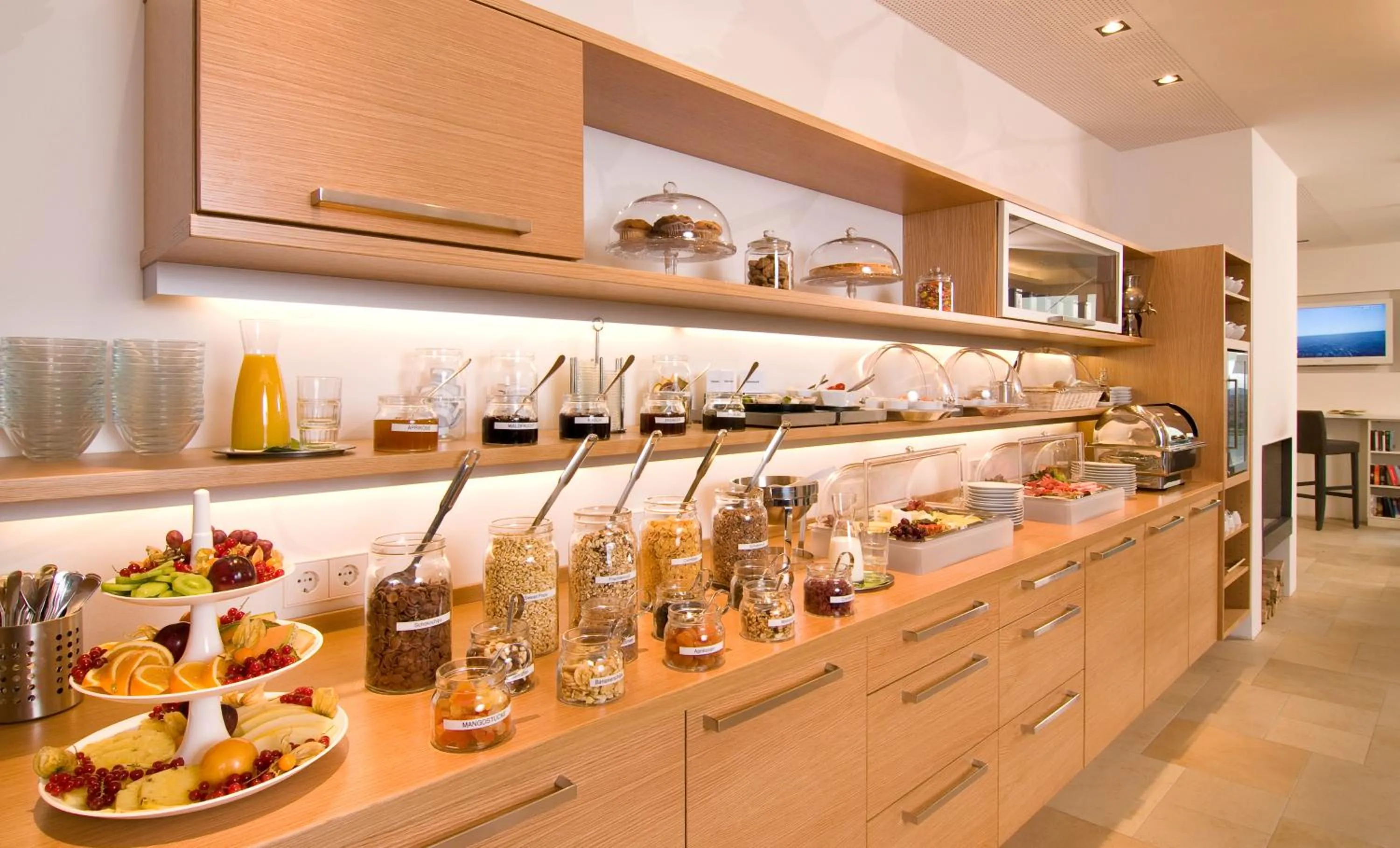 Dining area in Baurs Park