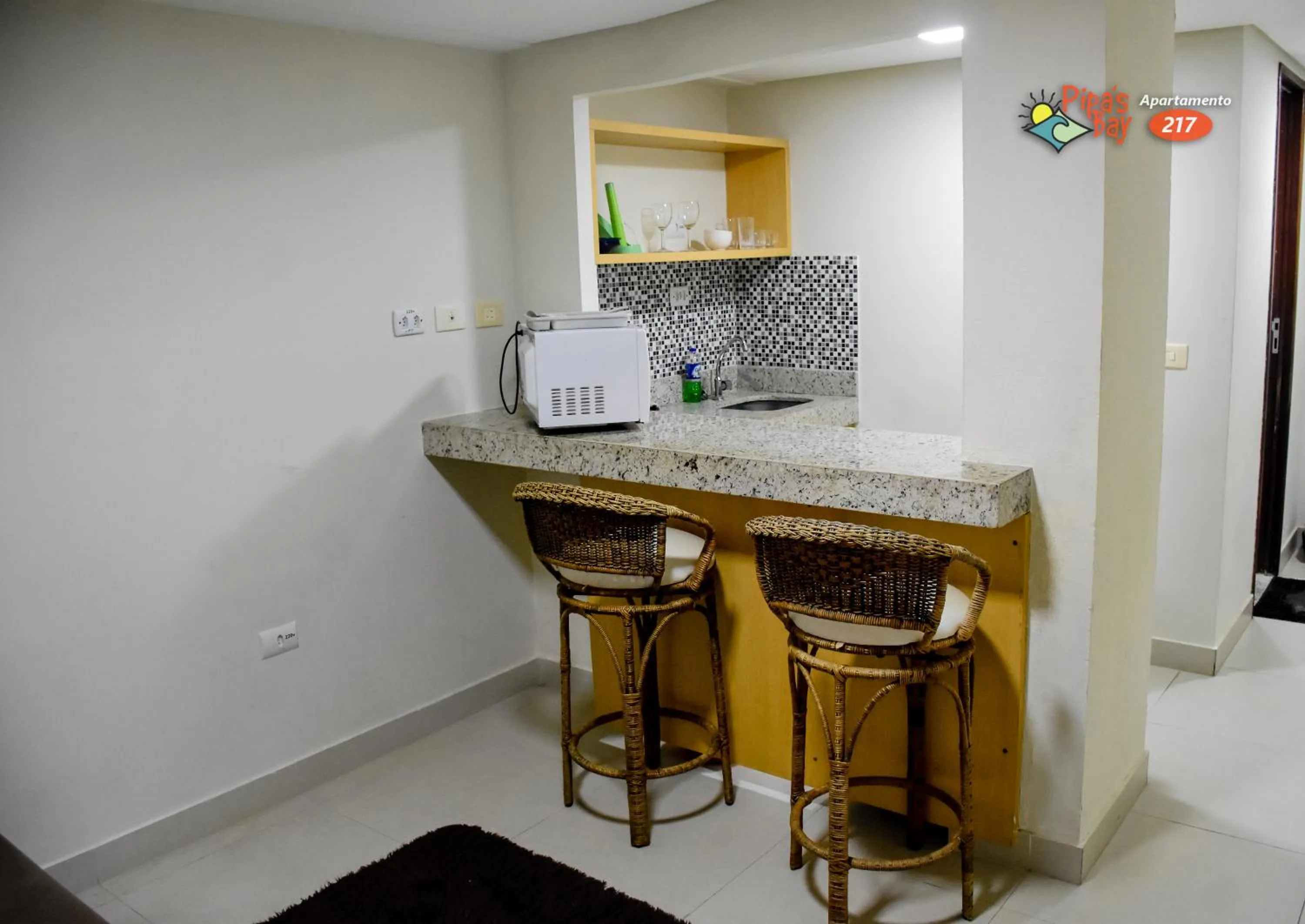 Flat no UNICO HOTEL BEIRA MAR Pipas Bay 217