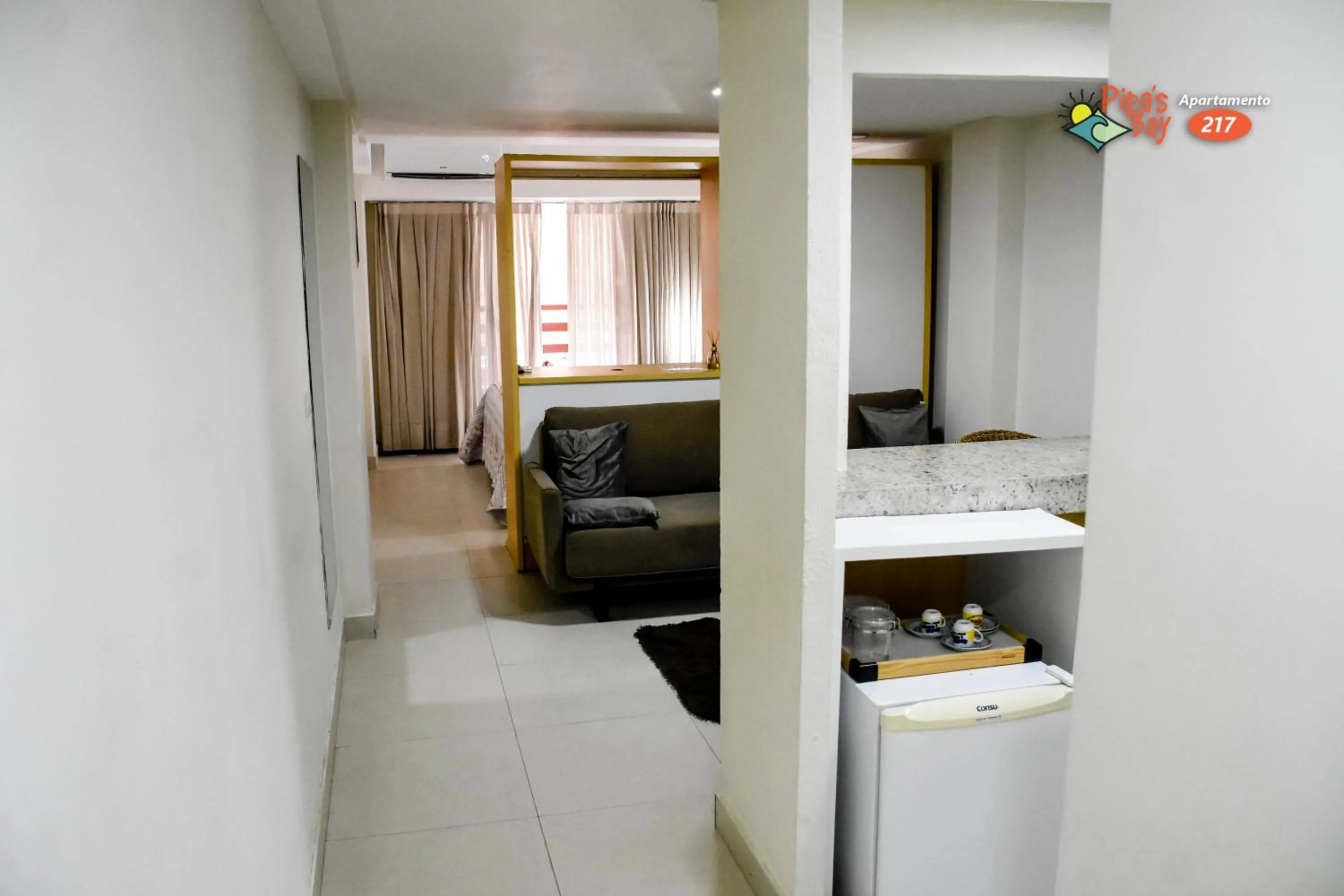Flat no UNICO HOTEL BEIRA MAR Pipas Bay 217