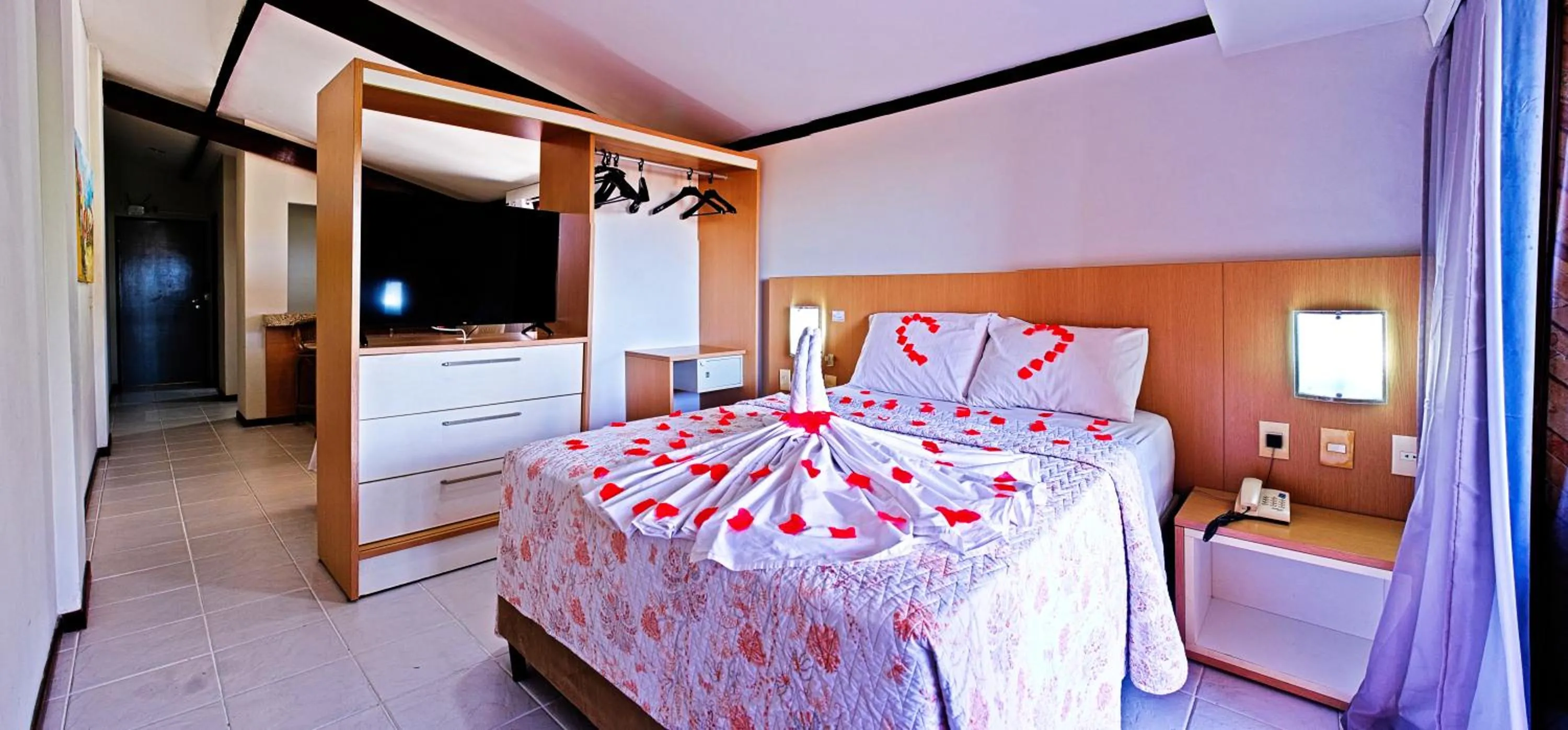 Bed in Flat no UNICO HOTEL BEIRA MAR Pipas Bay 217