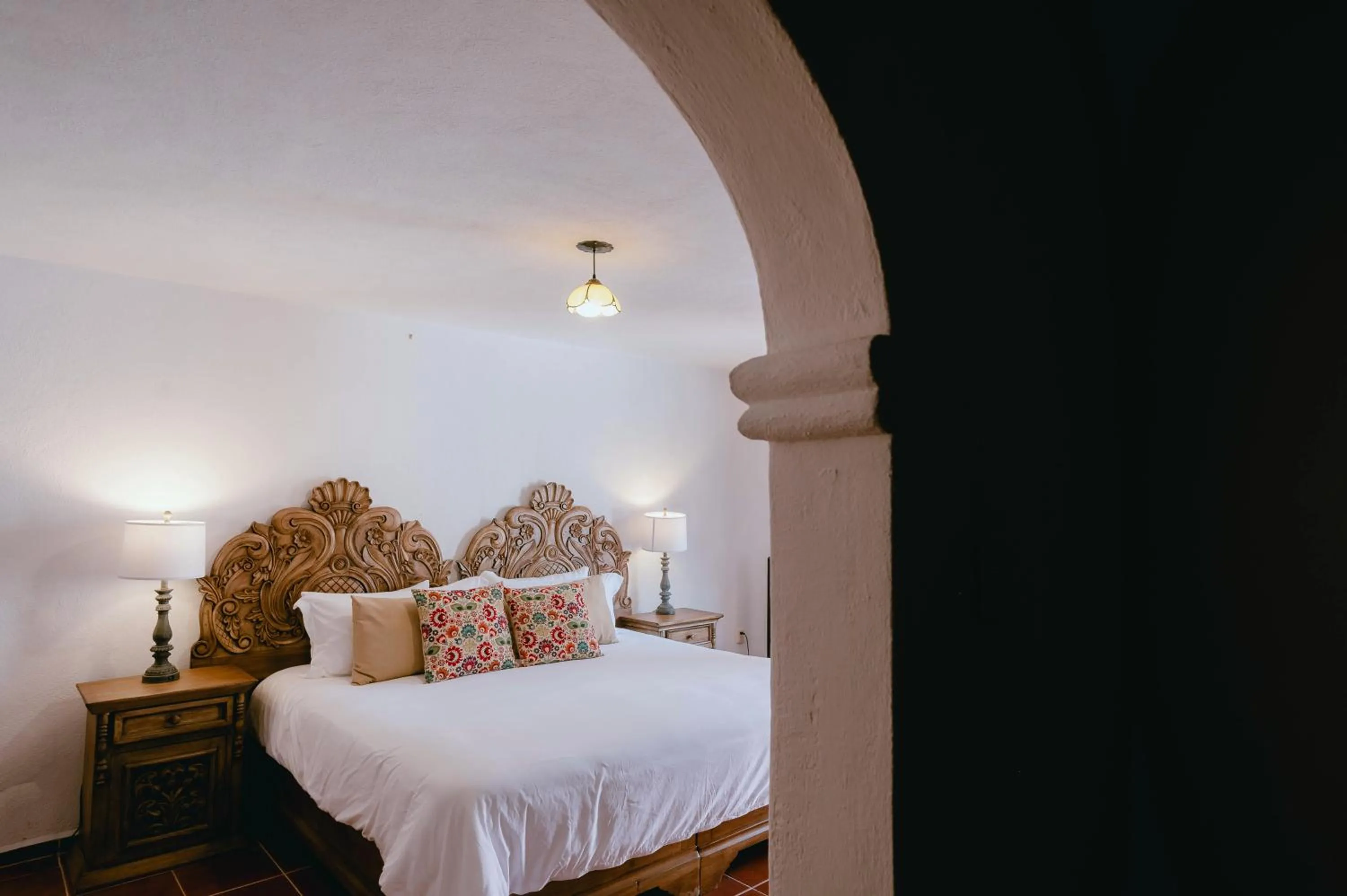 Bed in Hotel Hacienda La Cieneguita