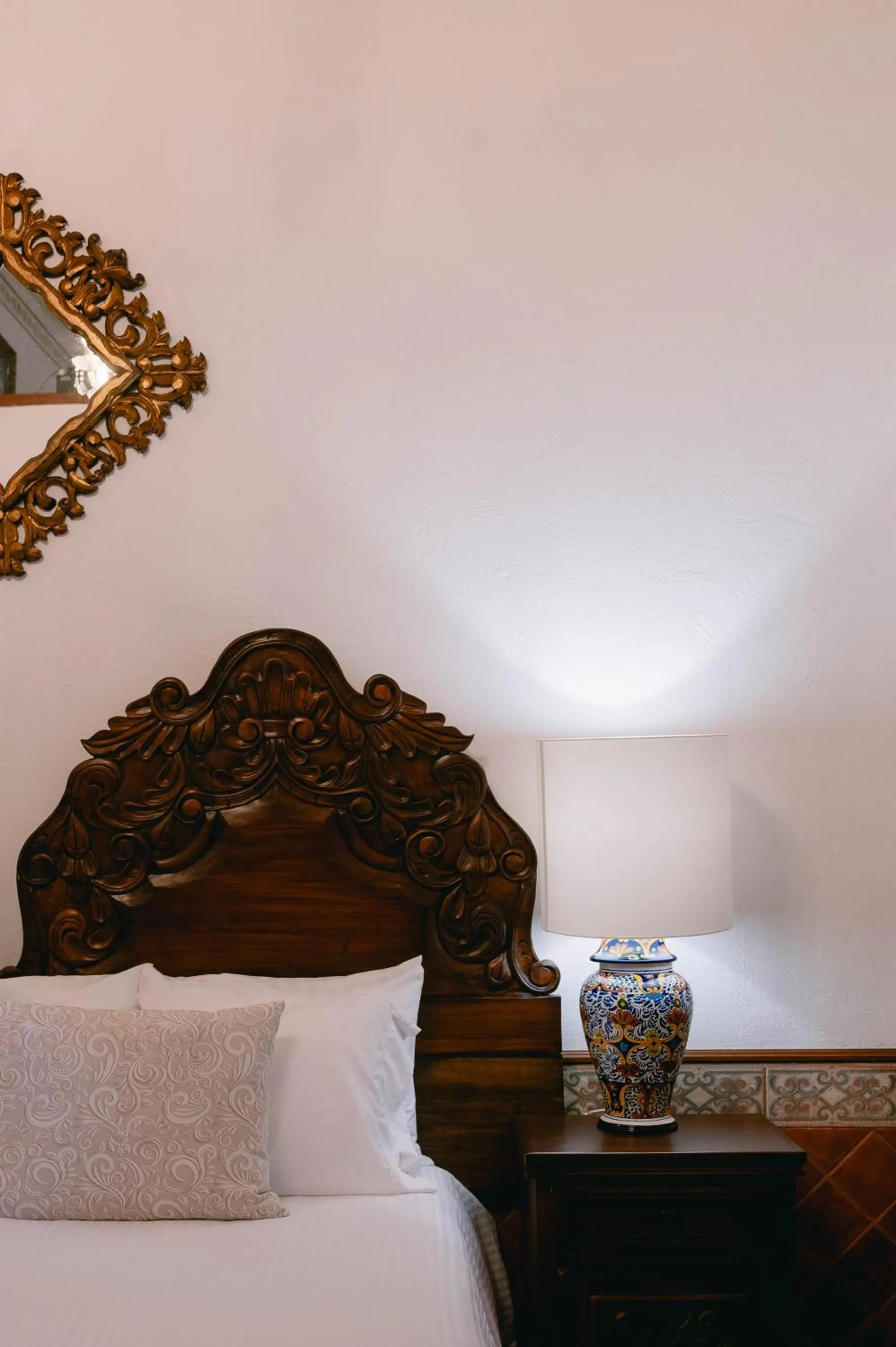 Bed in Hotel Hacienda La Cieneguita