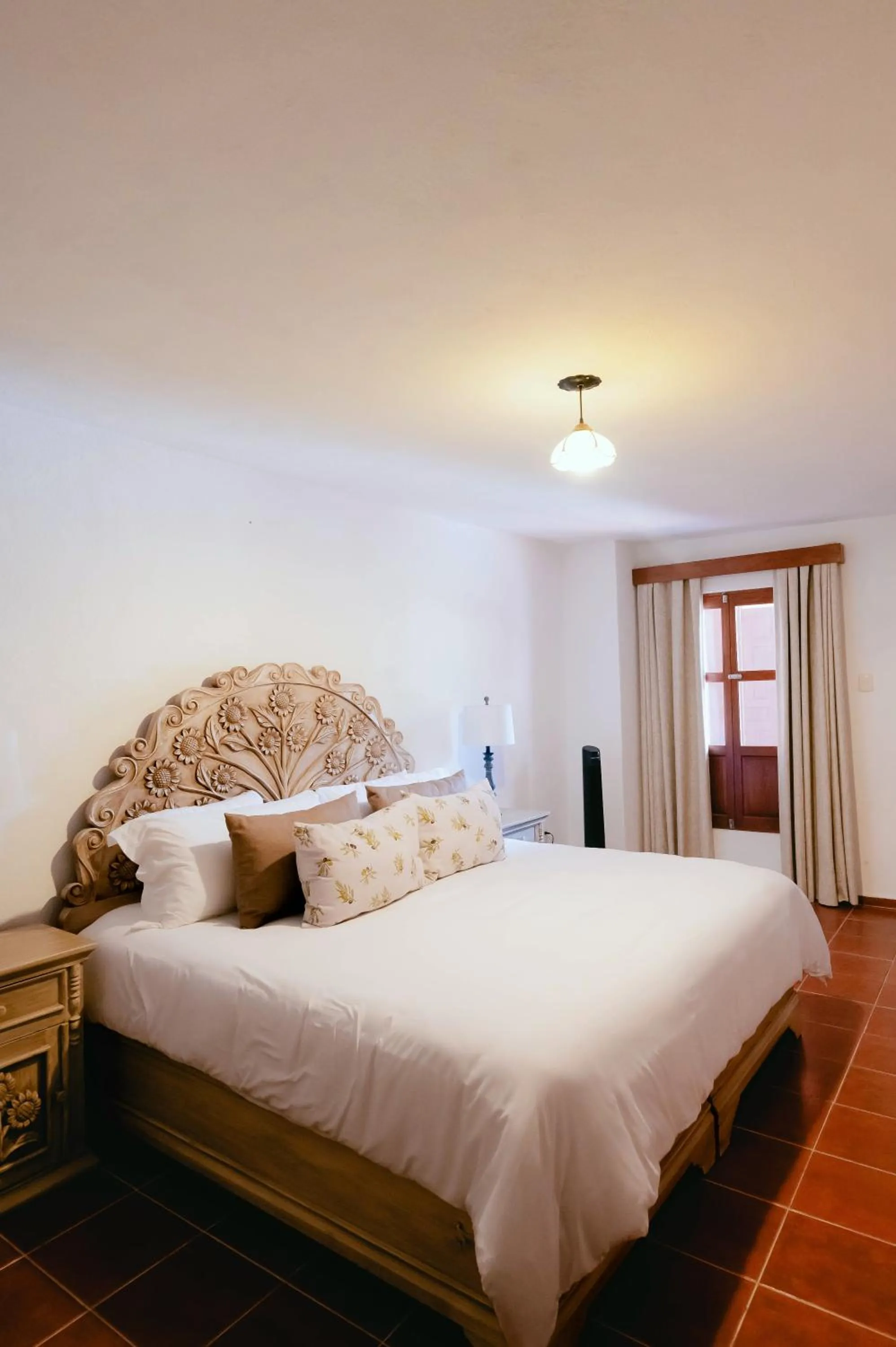 Bed in Hotel Hacienda La Cieneguita