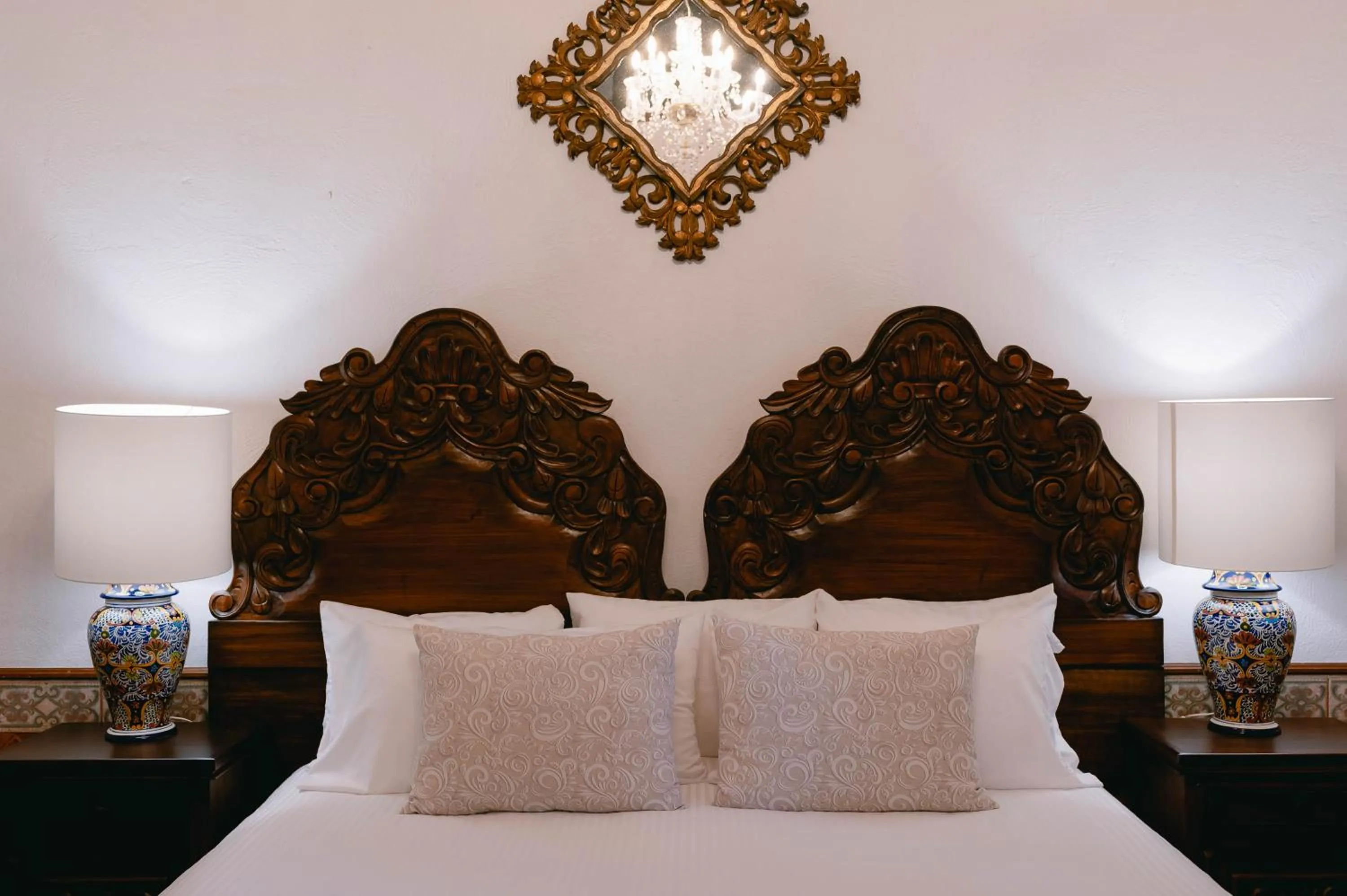 Bed in Hotel Hacienda La Cieneguita