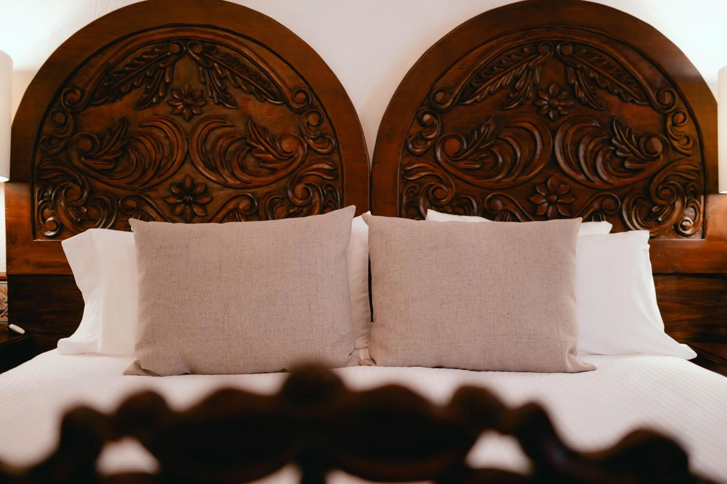 Bed in Hotel Hacienda La Cieneguita