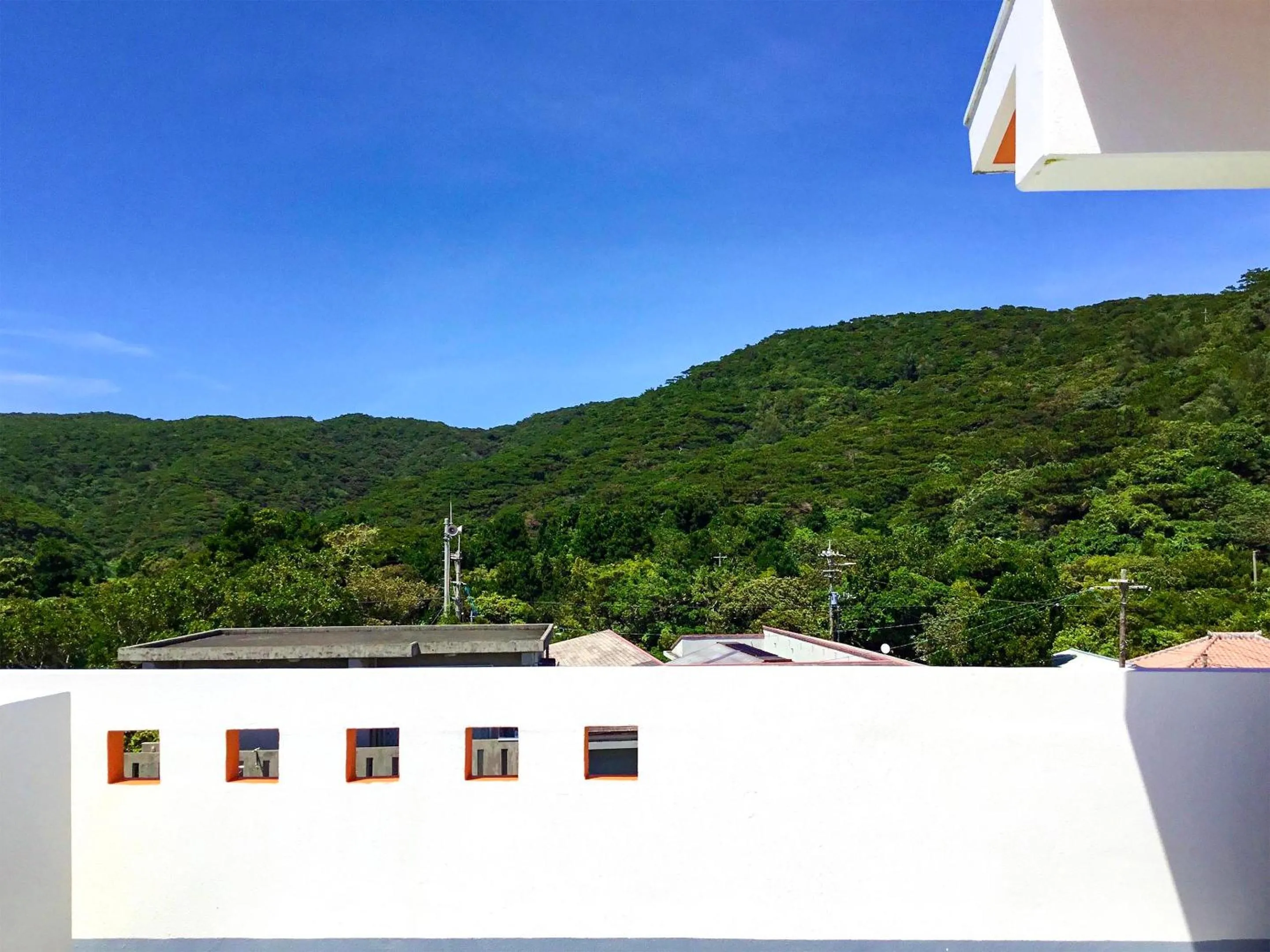 Balcony/Terrace in Minshuku Yadokari