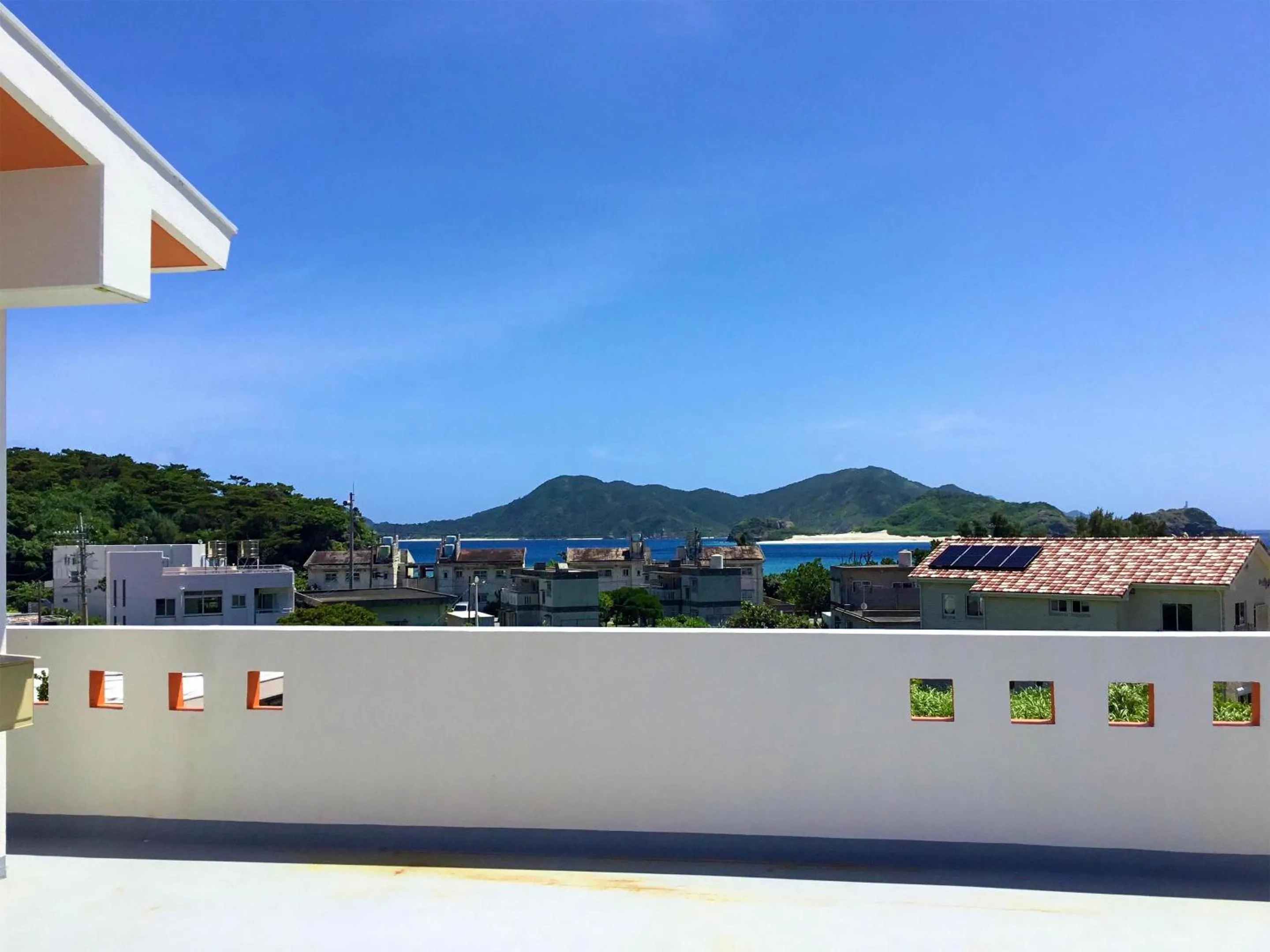 Balcony/Terrace in Minshuku Yadokari