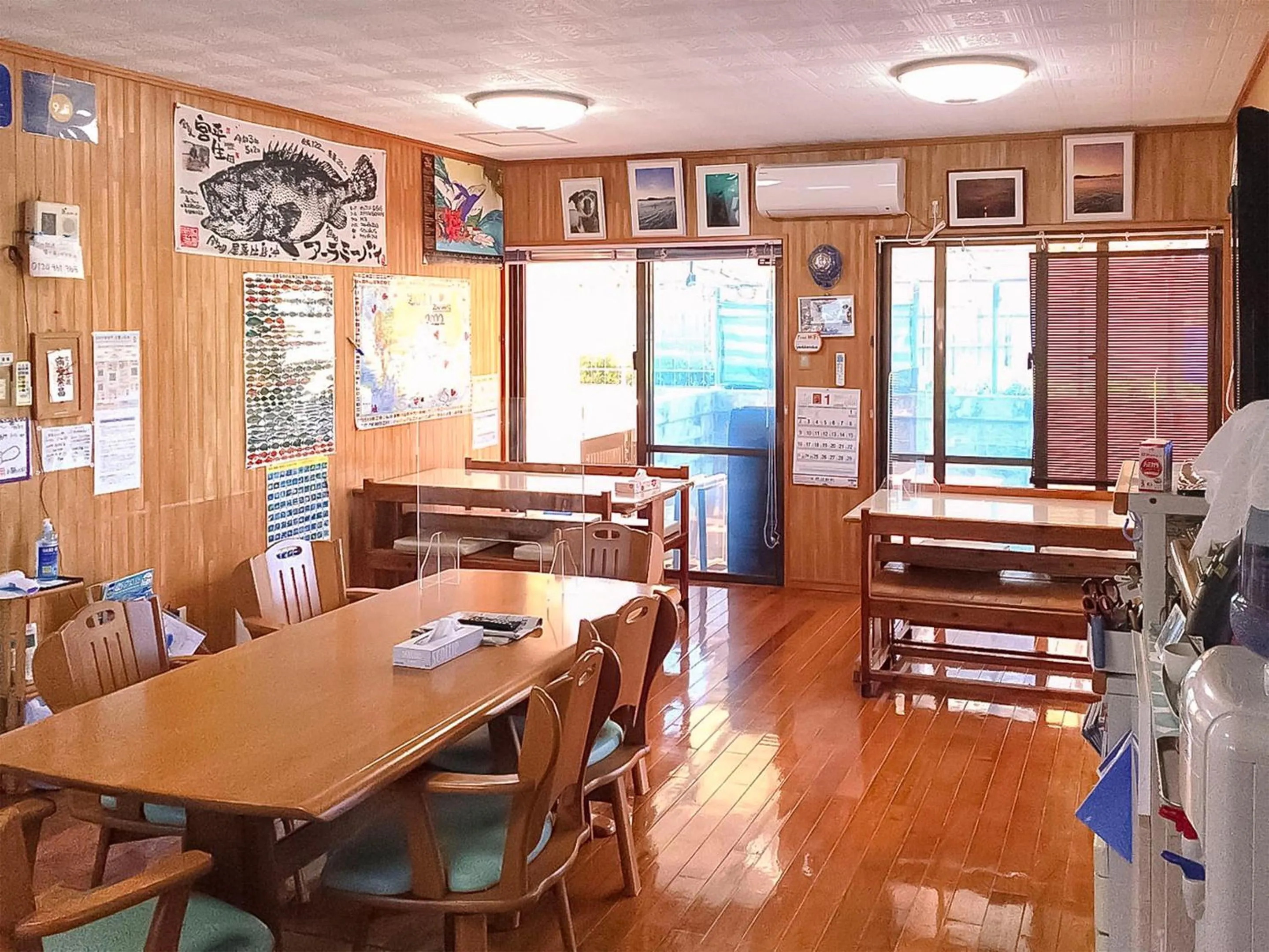 Dining area in Minshuku Yadokari