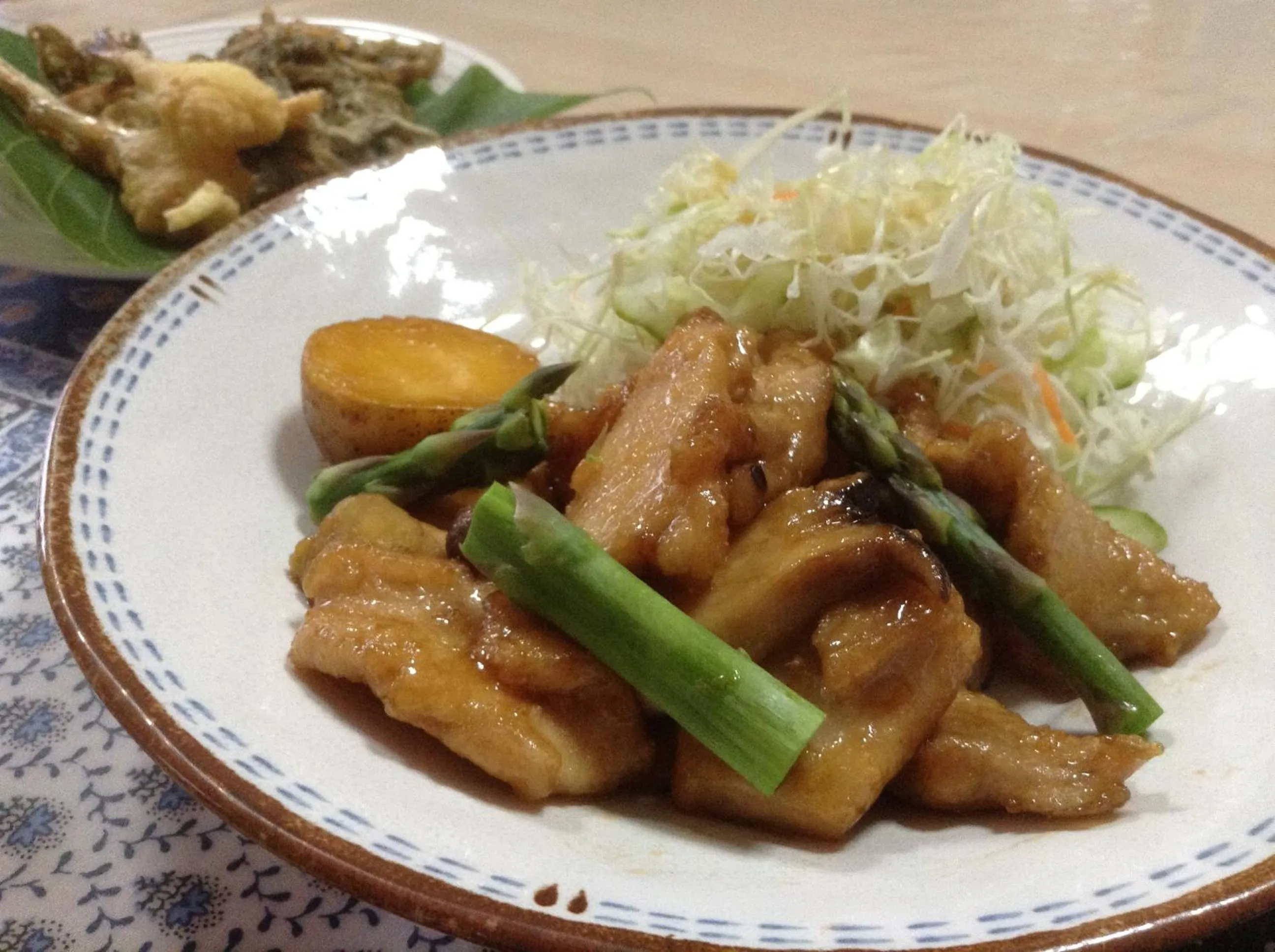 Food close-up in Minshuku Yadokari