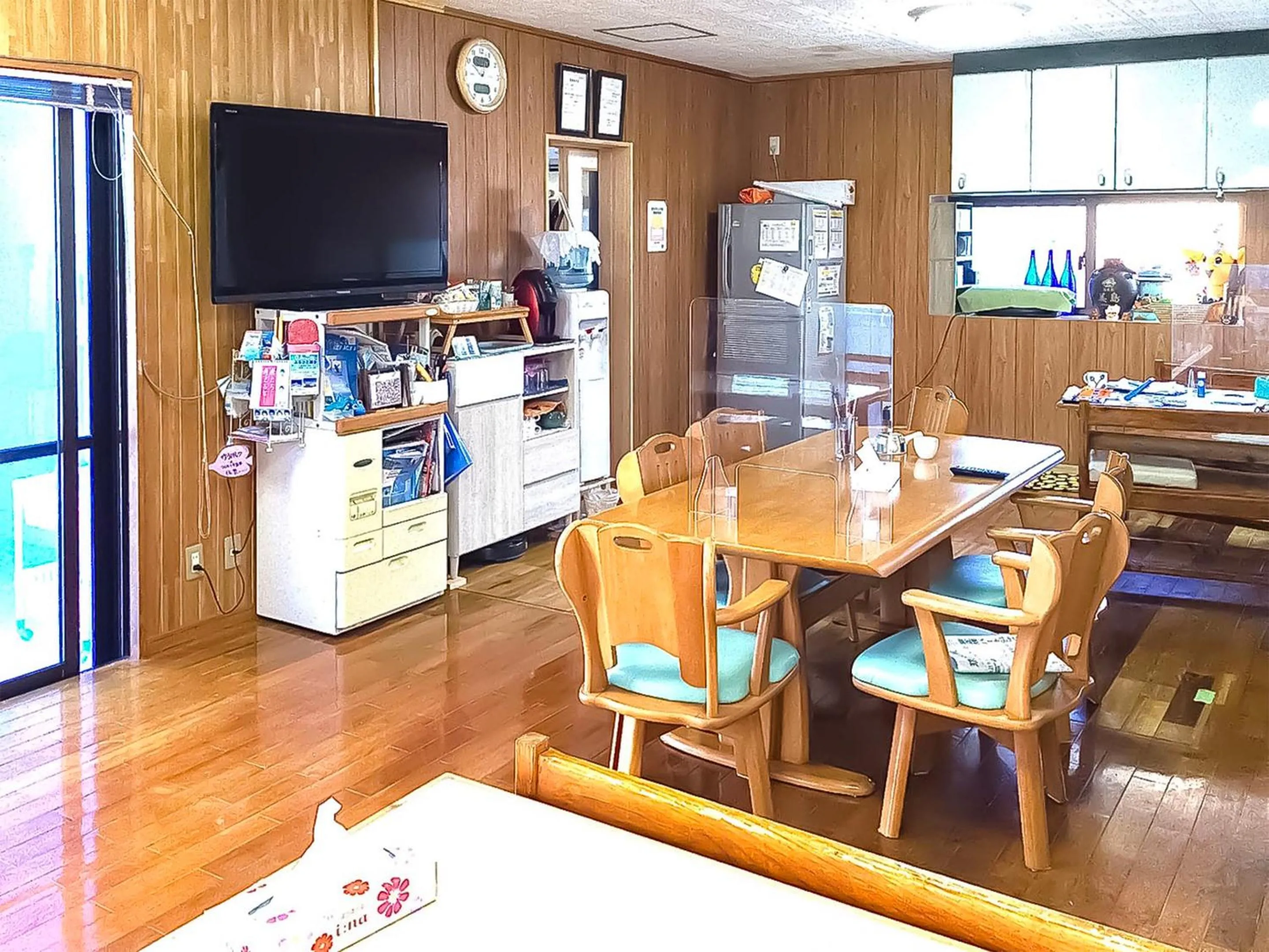 Dining area in Minshuku Yadokari