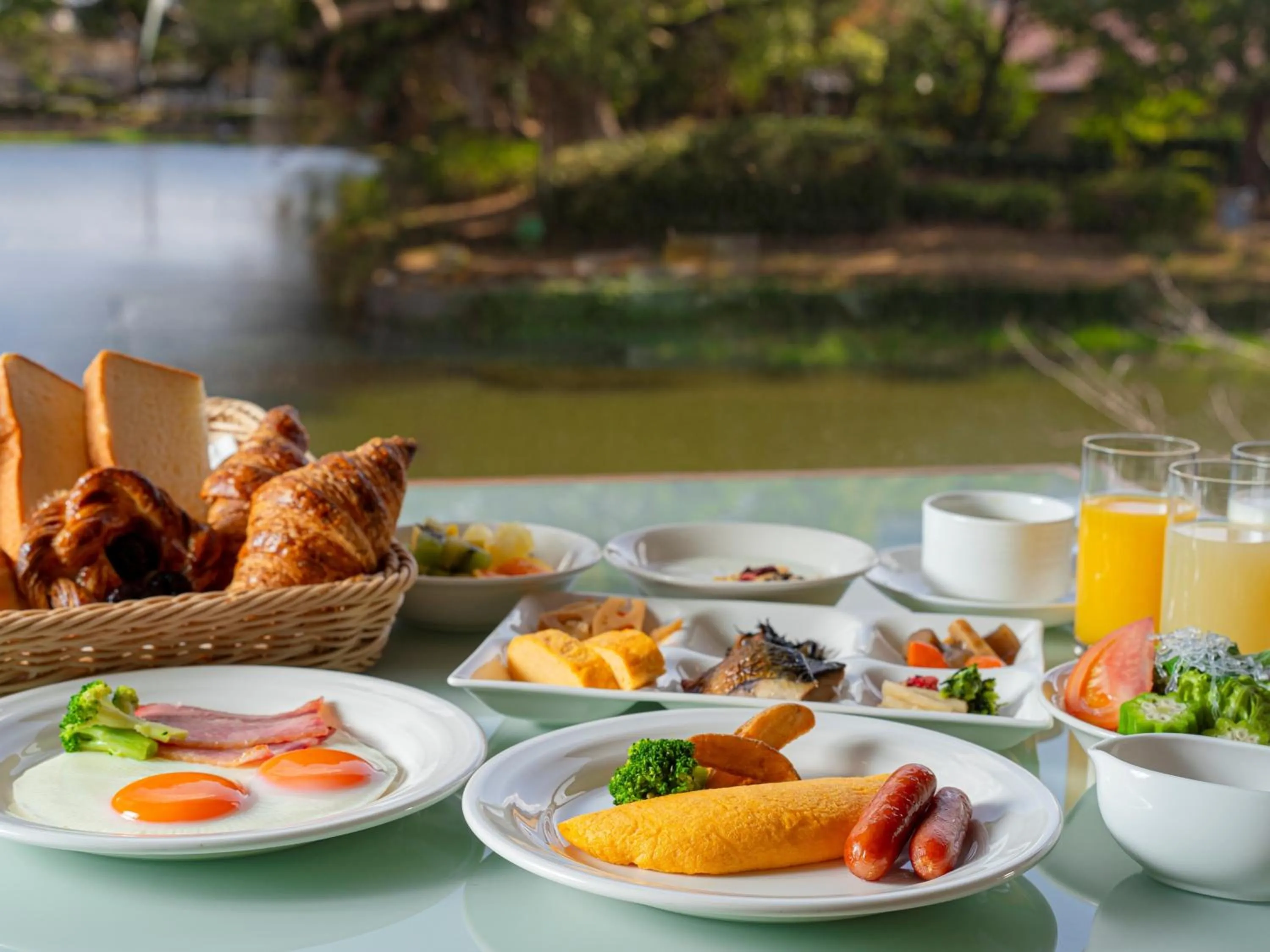 Buffet breakfast in Hotel New Otani Saga