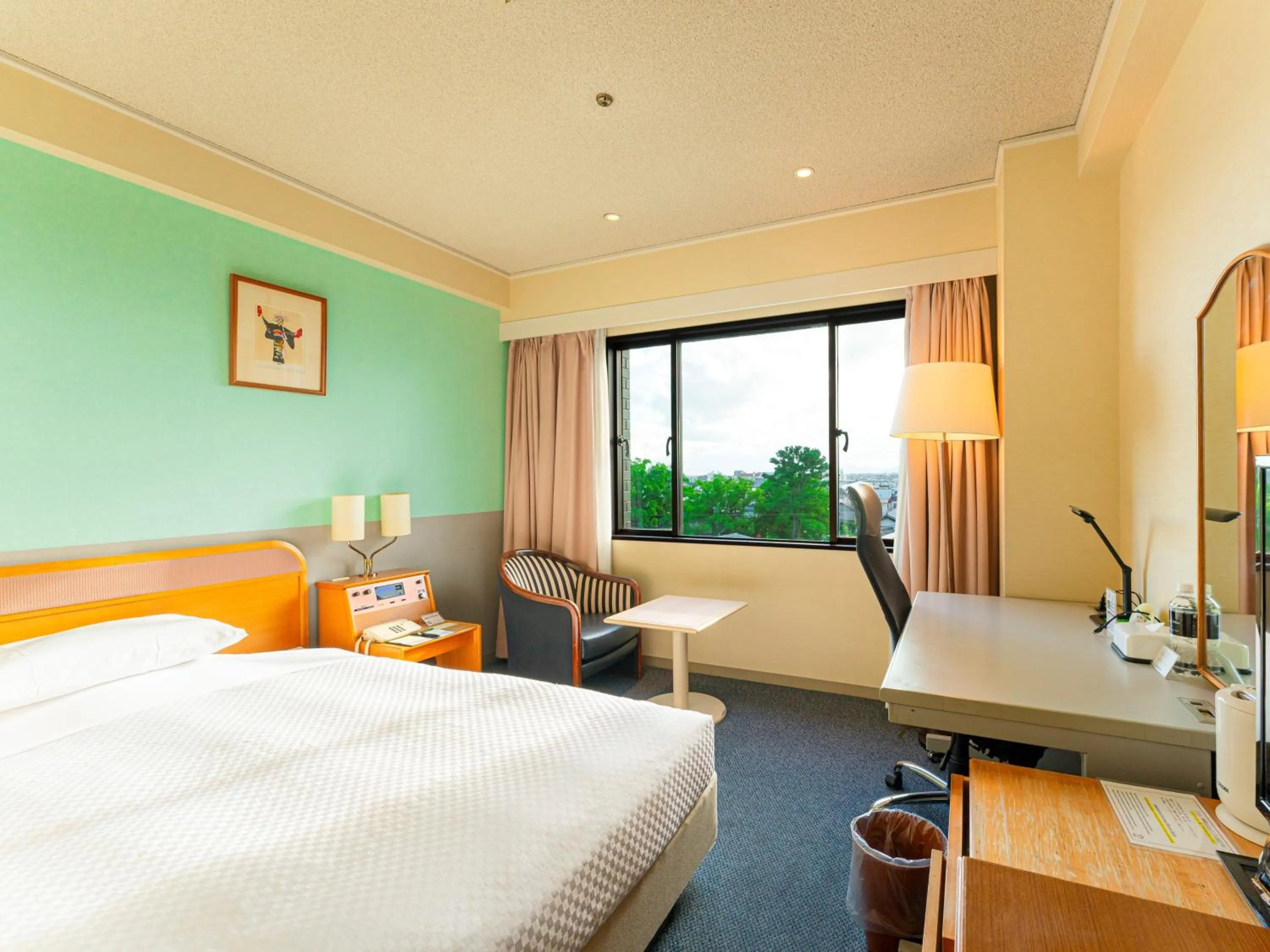 Bed in Hotel New Otani Saga