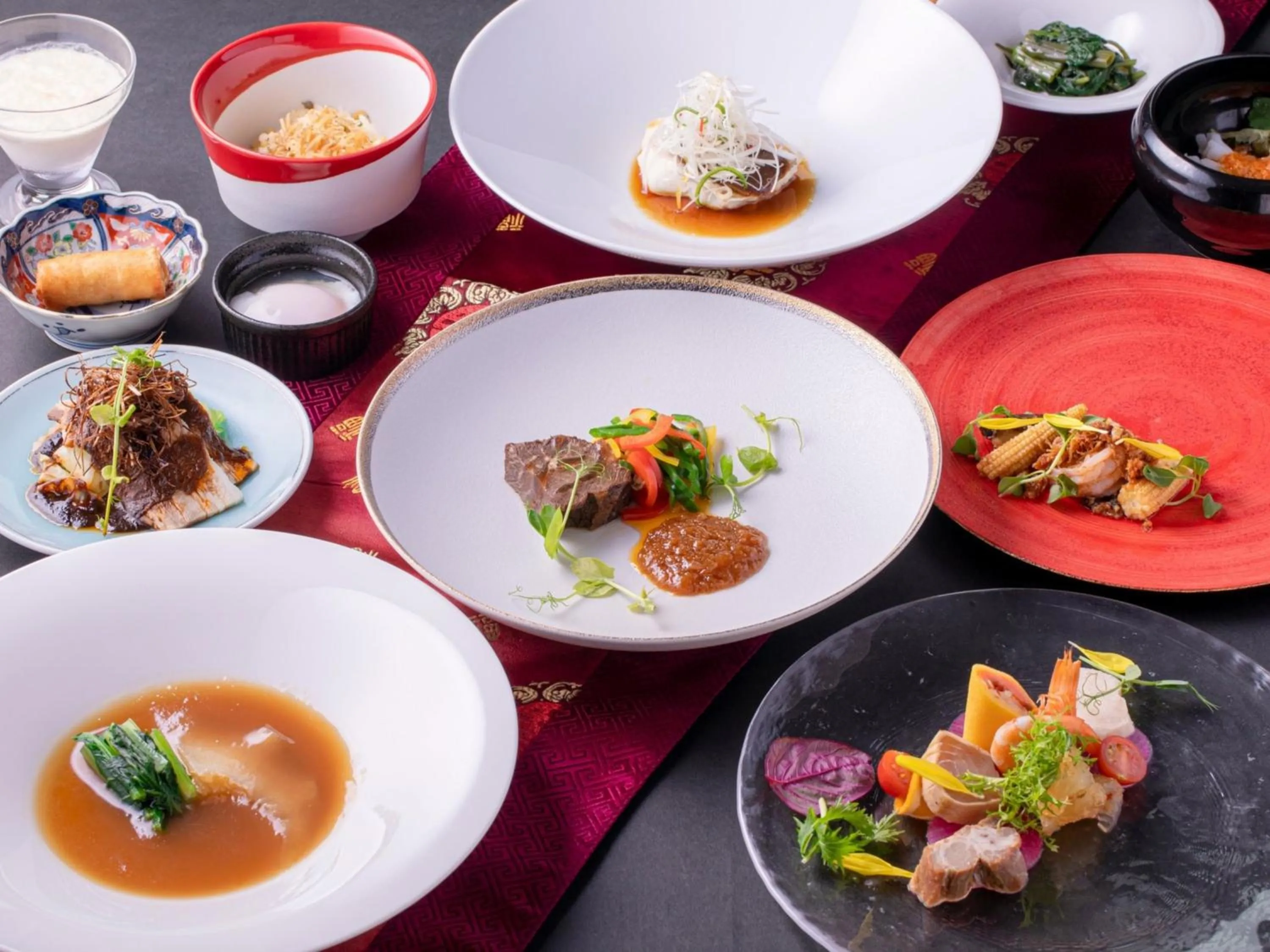 Food in Hotel New Otani Saga