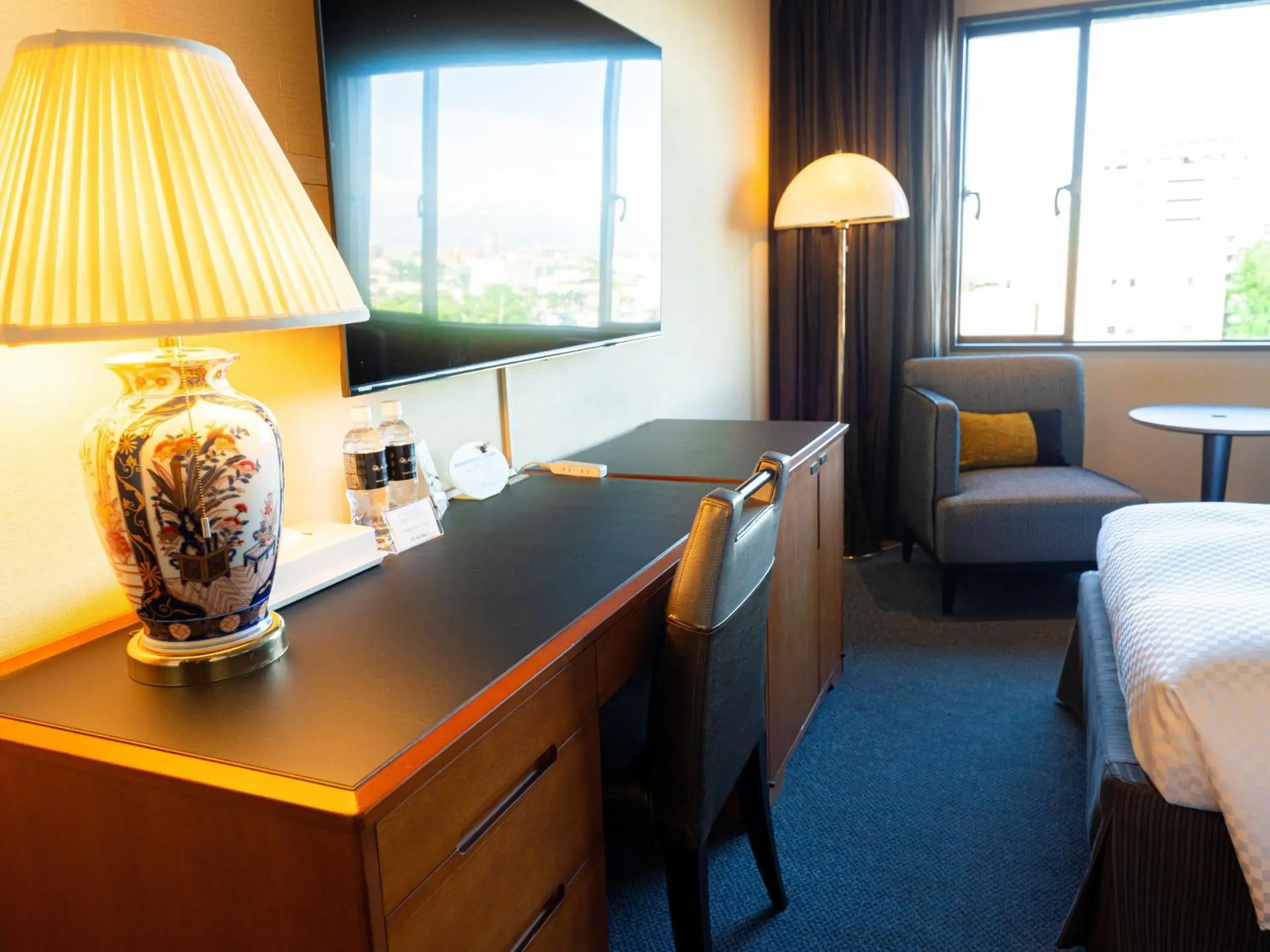 TV and multimedia, Bed in Hotel New Otani Saga TV and multimedia, Bed in Hotel New Otani Saga