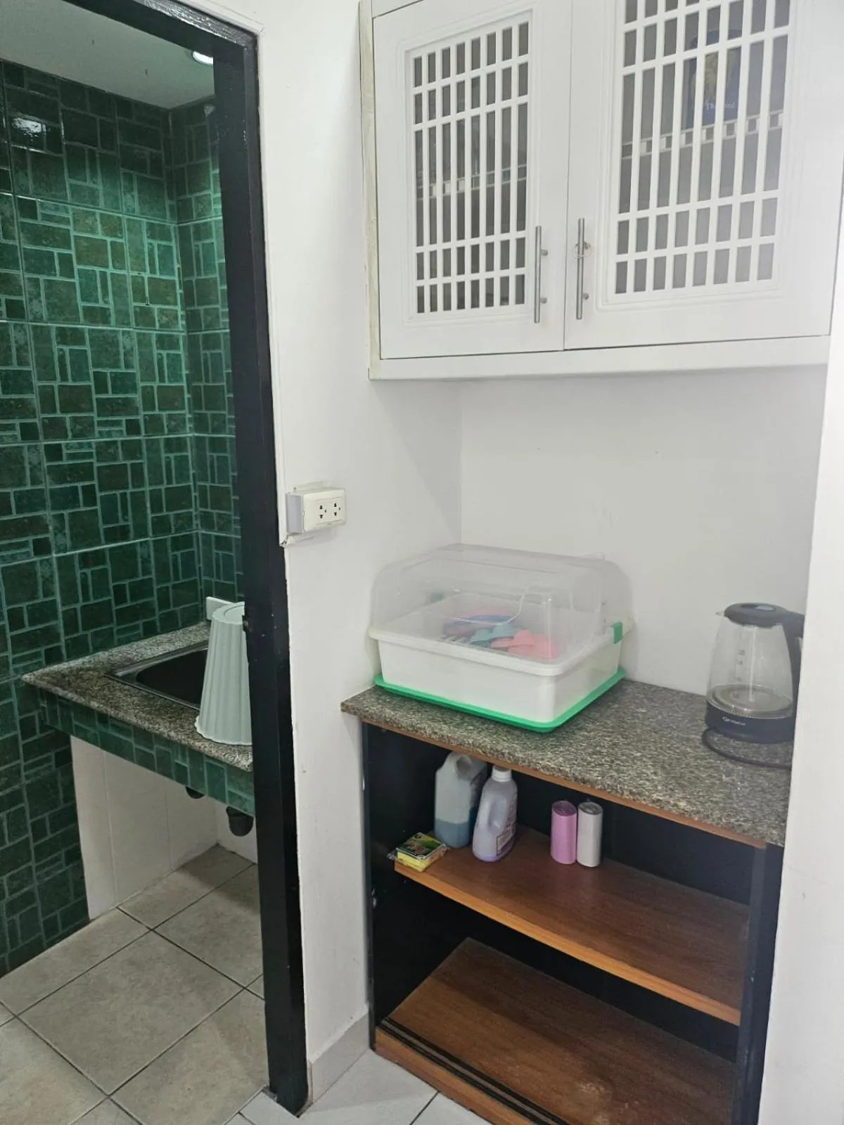 Kitchen or kitchenette in Villa Germania