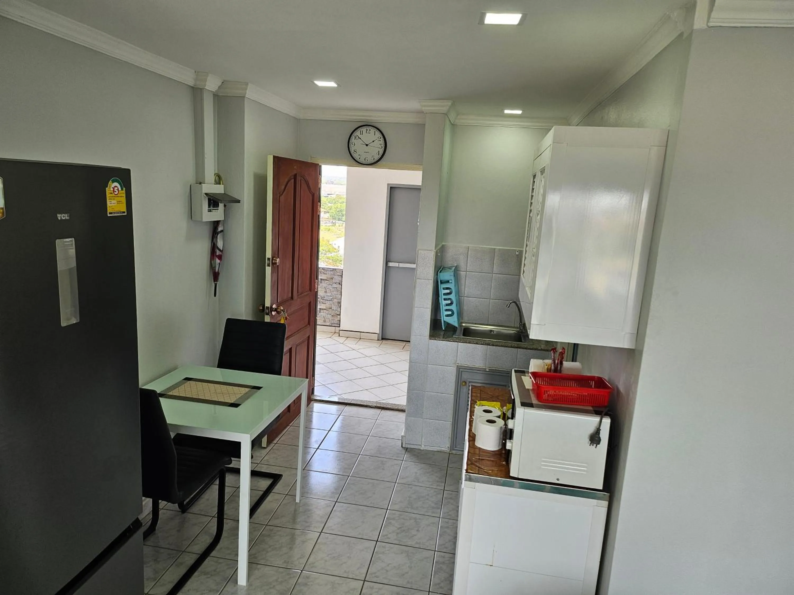 Kitchen or kitchenette in Villa Germania