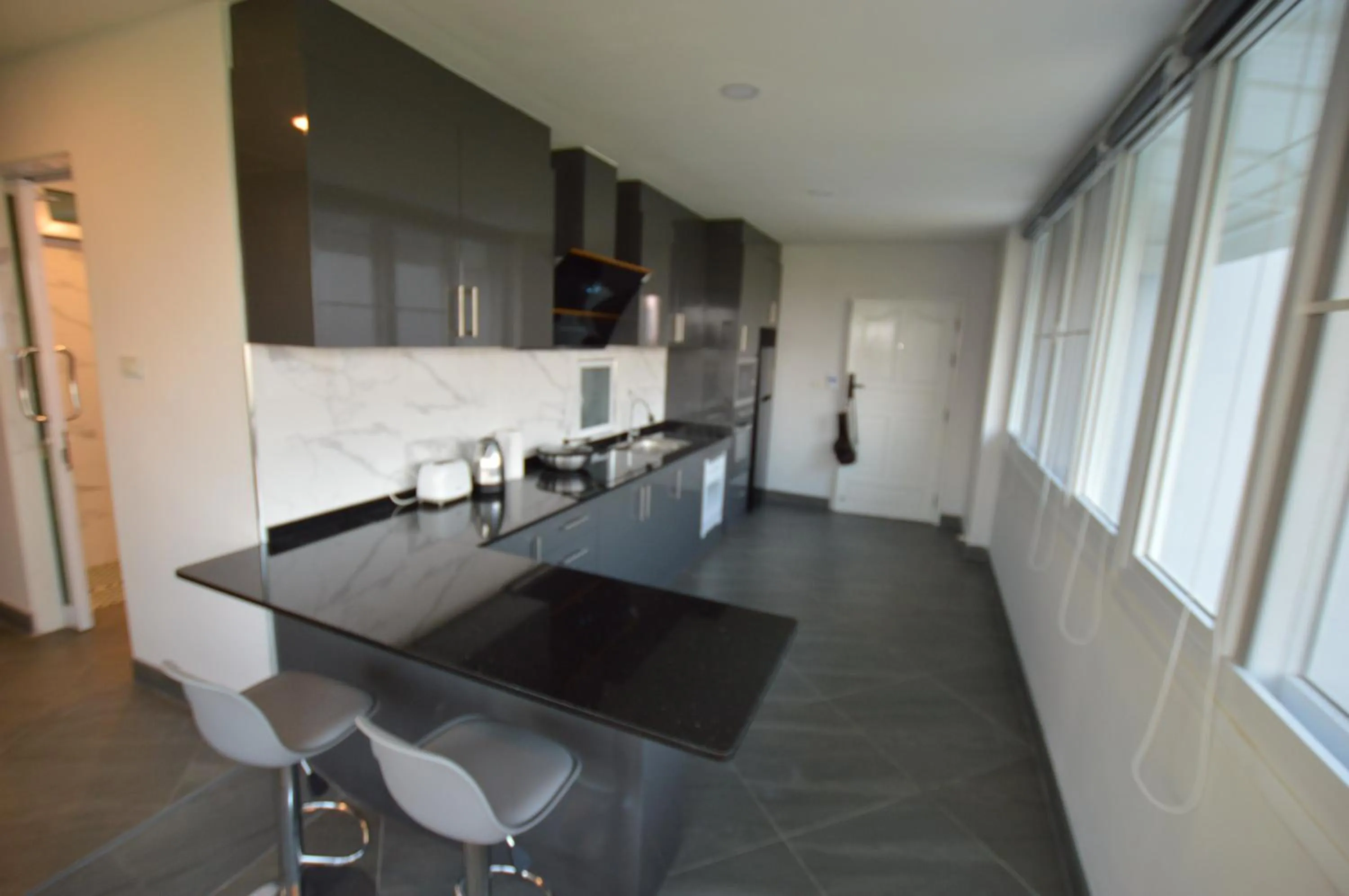 Kitchen or kitchenette in Villa Germania
