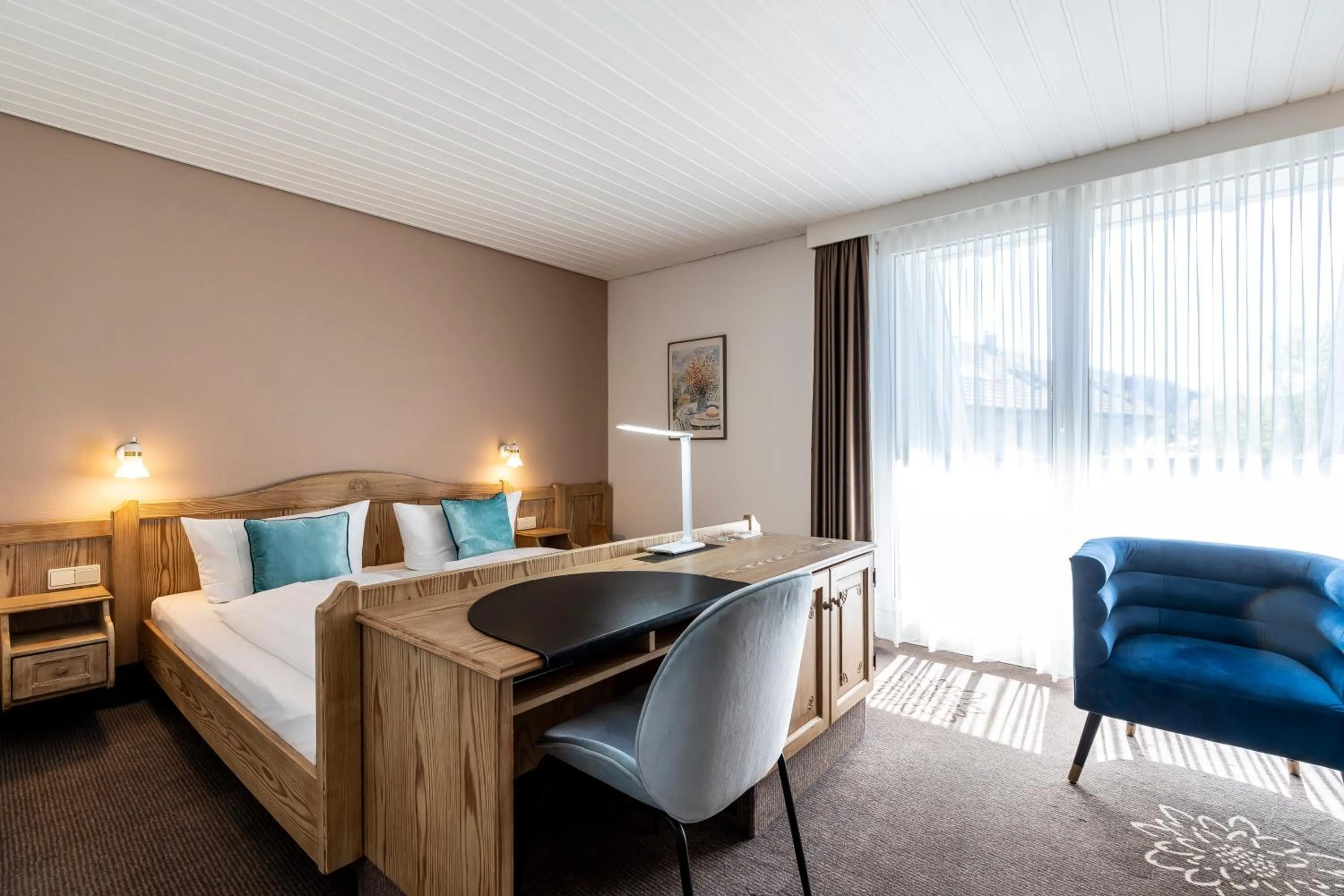 Bed in Hotel in den Herrnwiesen