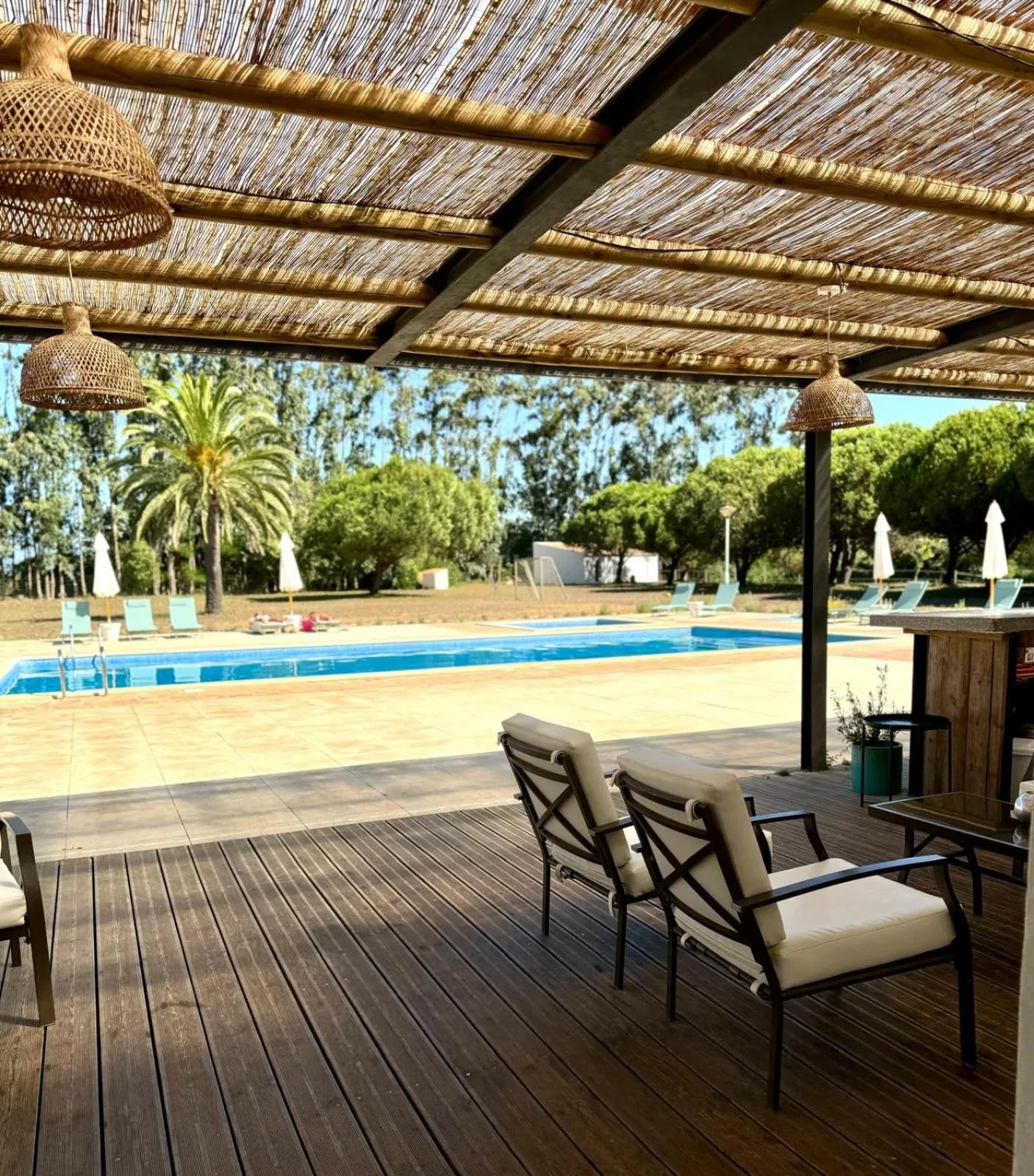 Pool view in Herdade Moita Mar - Country & Sea