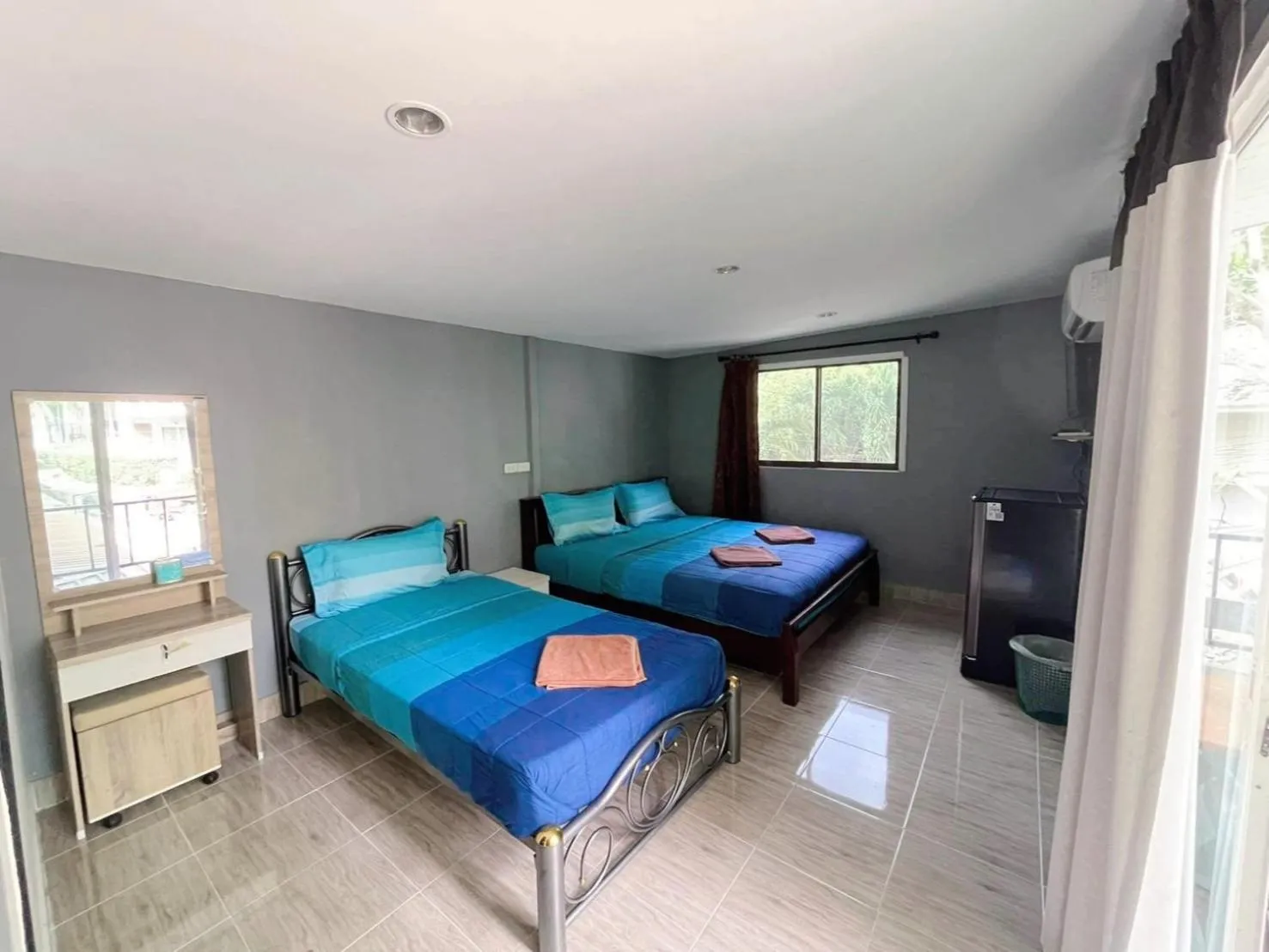 Bed in View Garden Resort