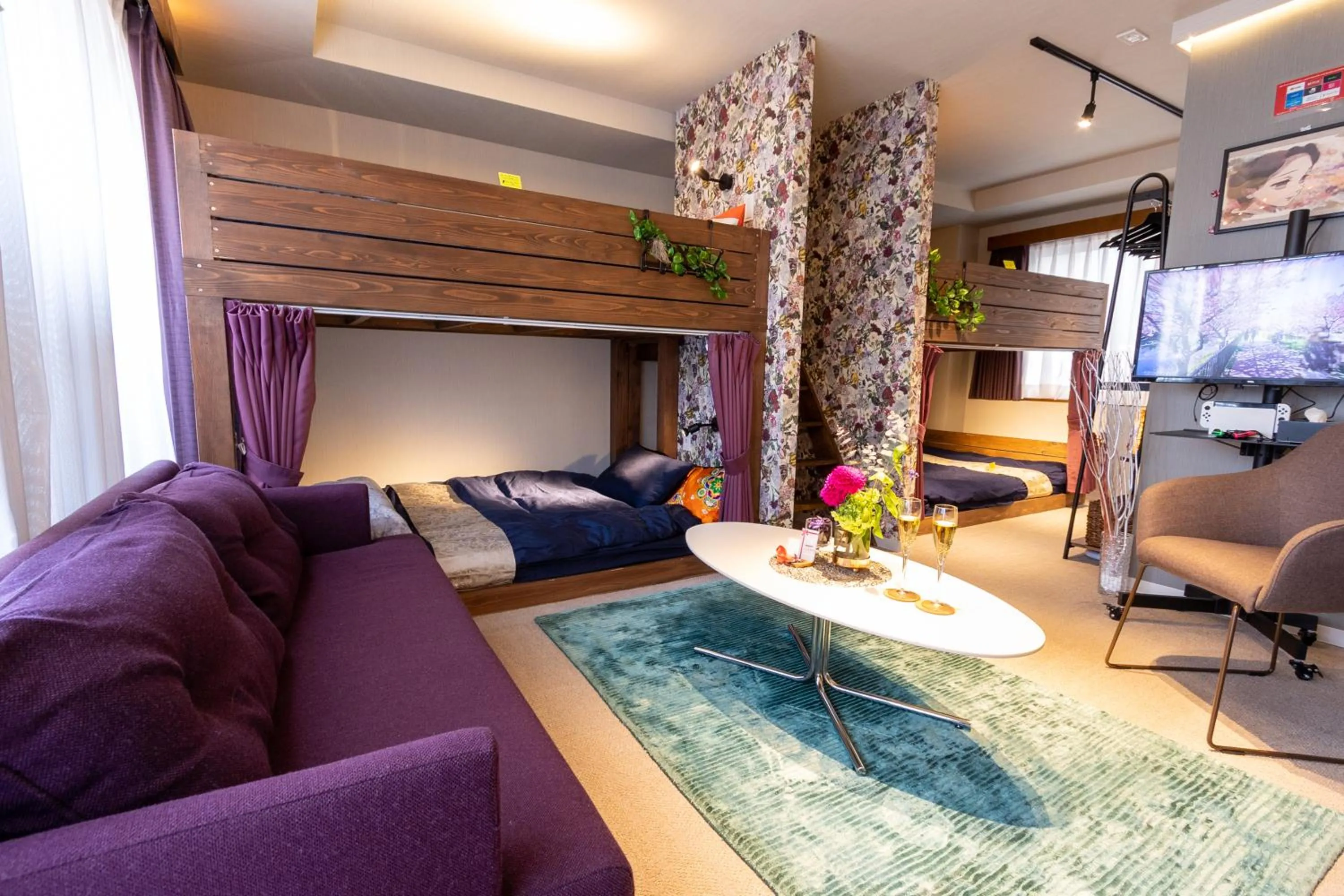 Bed in Hotel Tokyo Hub