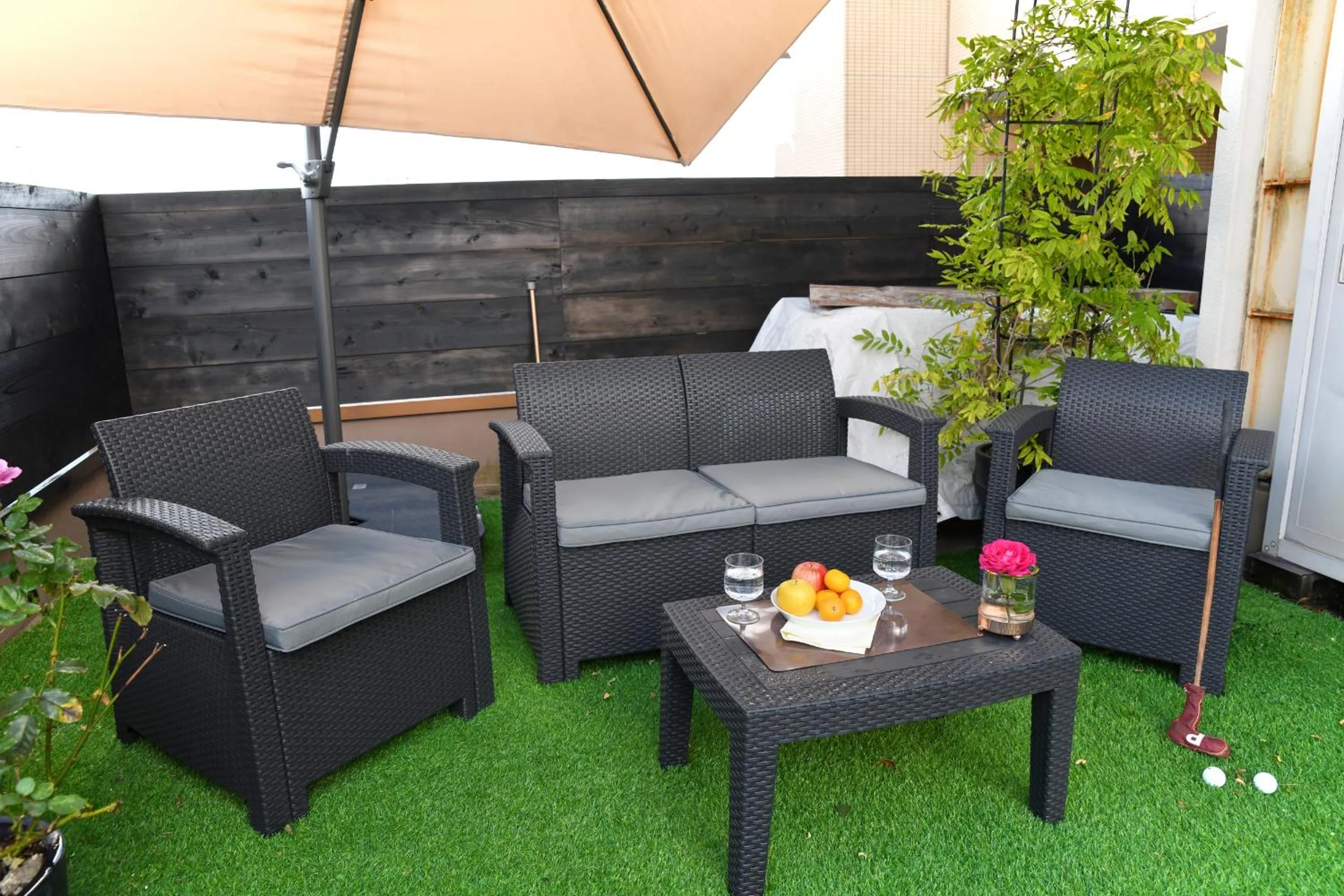 Balcony/Terrace in Hotel Tokyo Hub