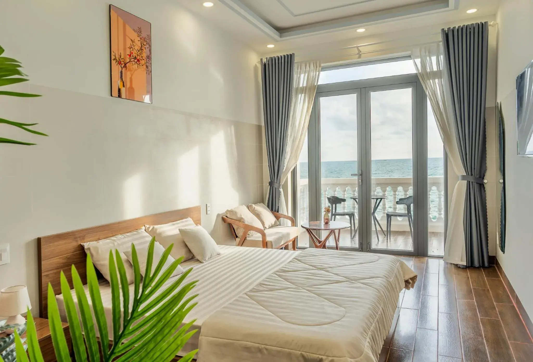 Bed in Mien Trung Beach House Phu Quoc Bed in Mien Trung Beach House Phu Quoc