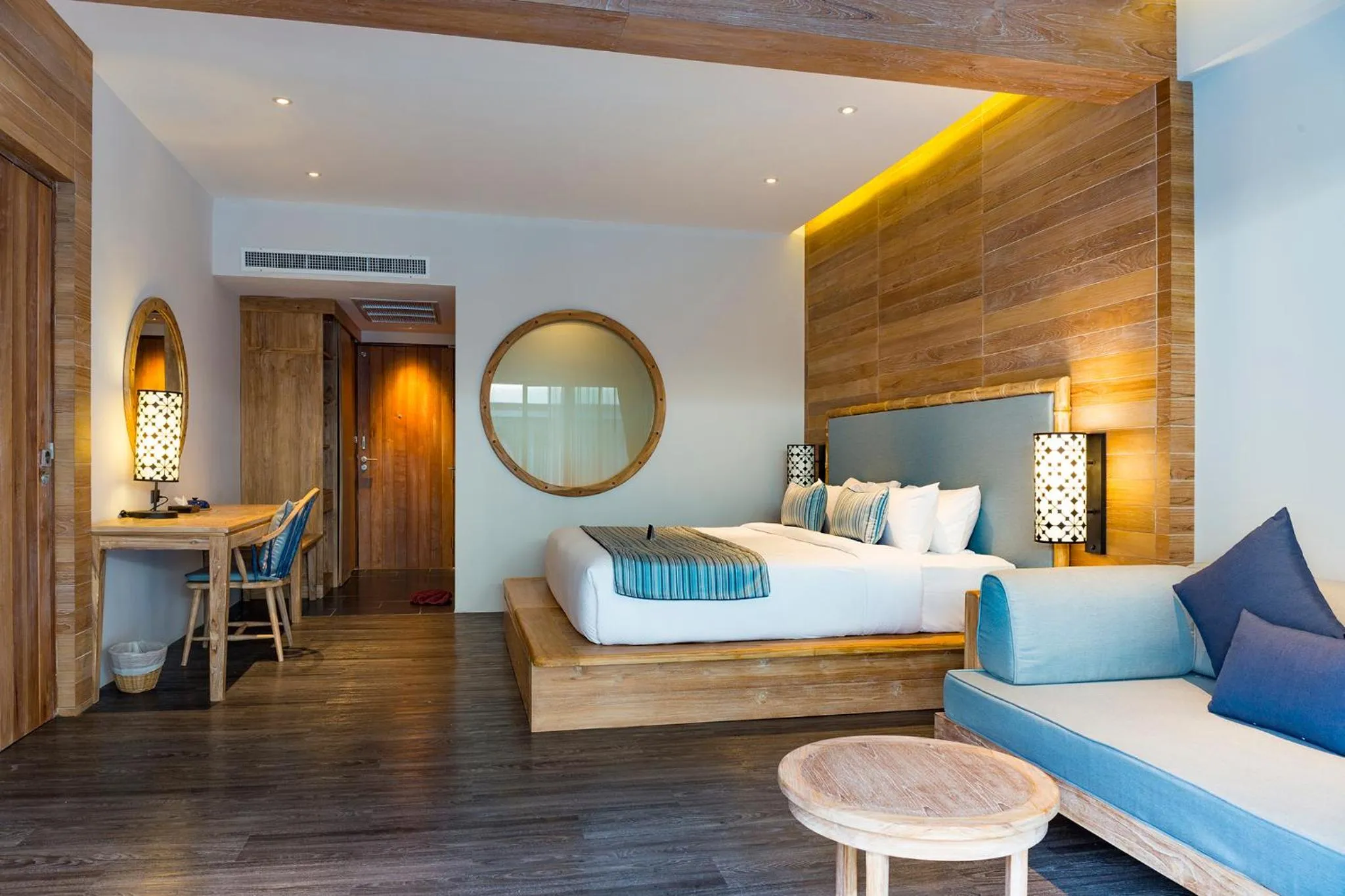 Bed in AKIRA Lipe Resort