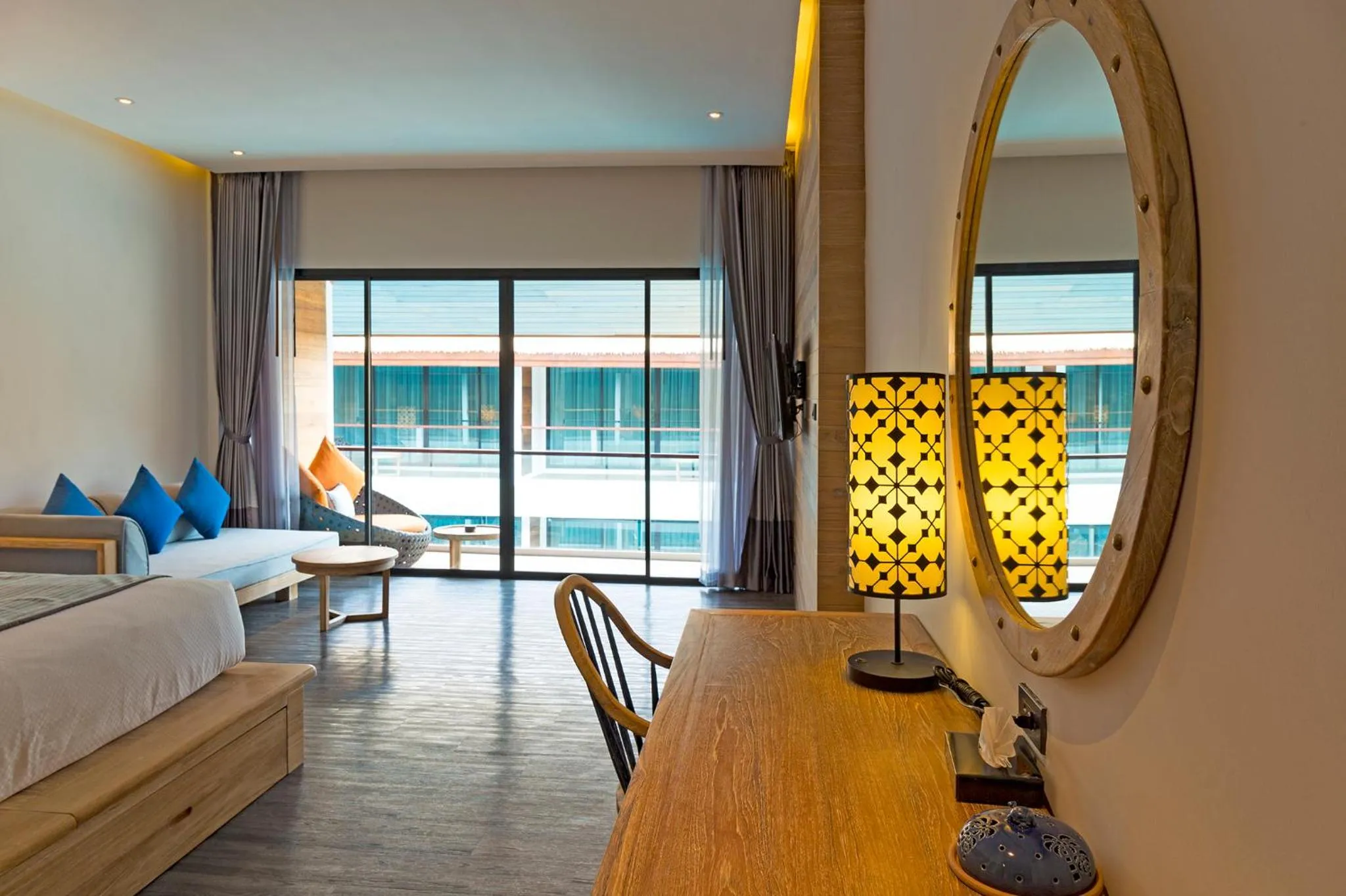 Bed in AKIRA Lipe Resort