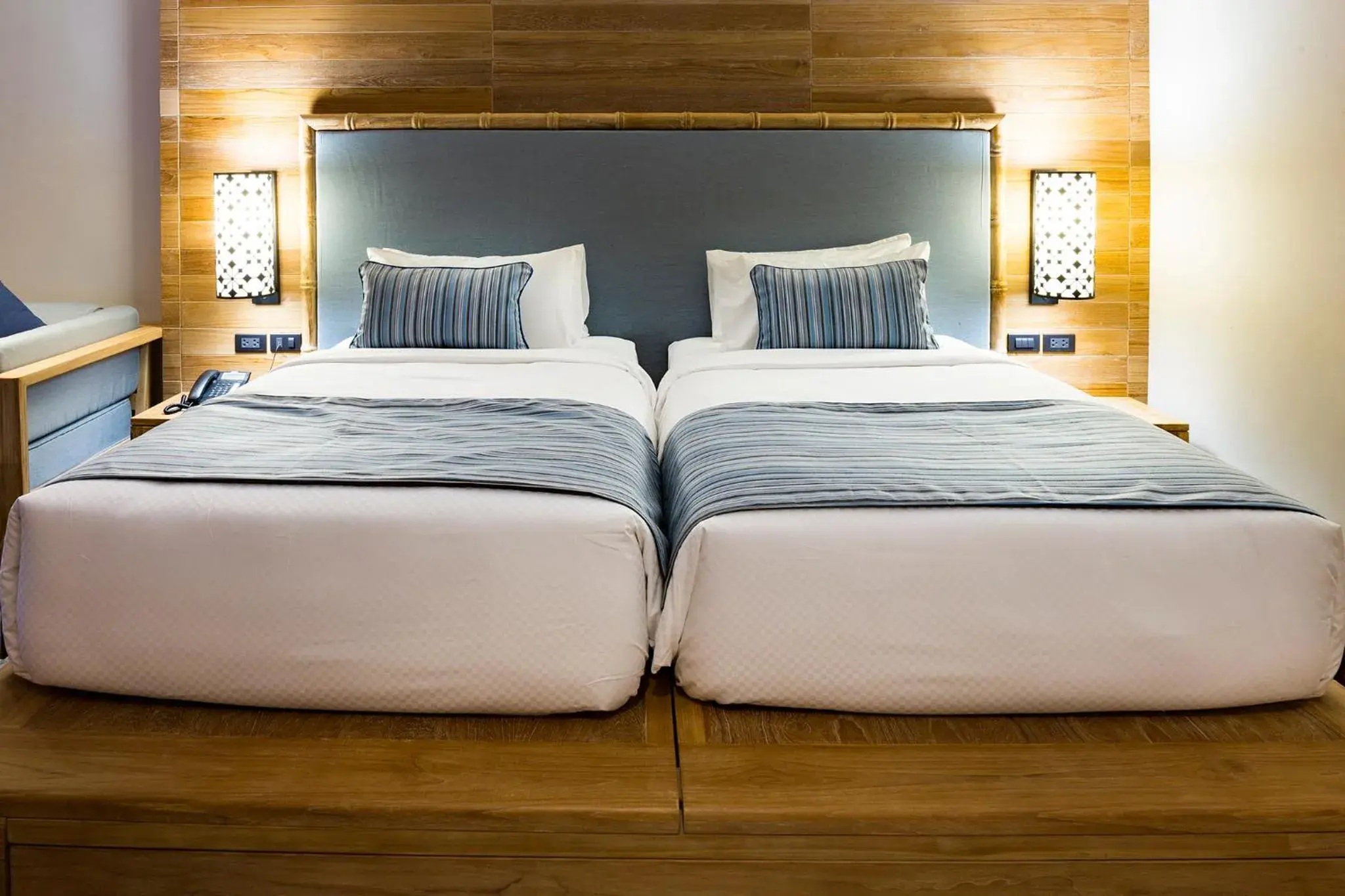 Bed in AKIRA Lipe Resort Bed in AKIRA Lipe Resort