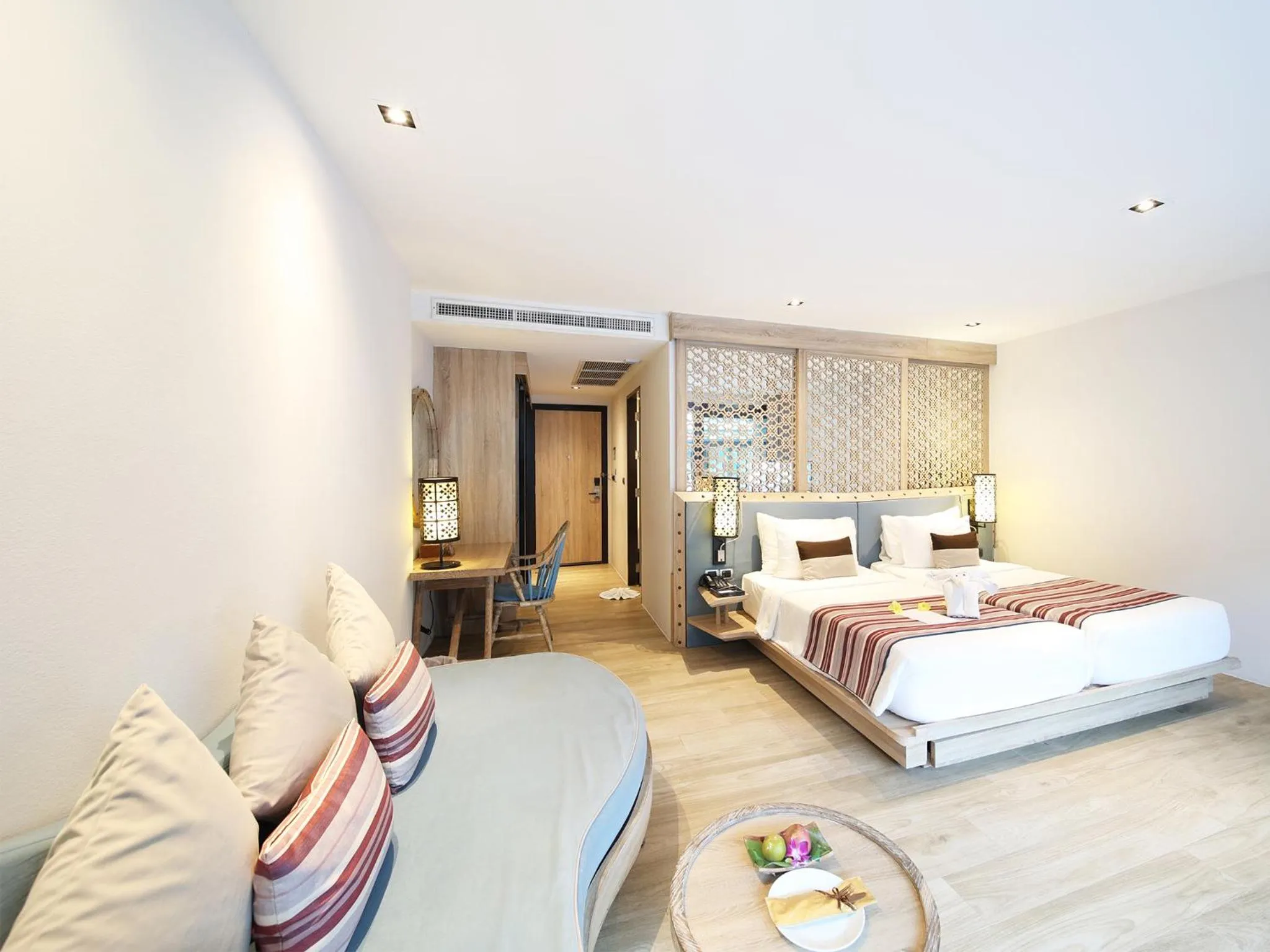 Bed in AKIRA Lipe Resort