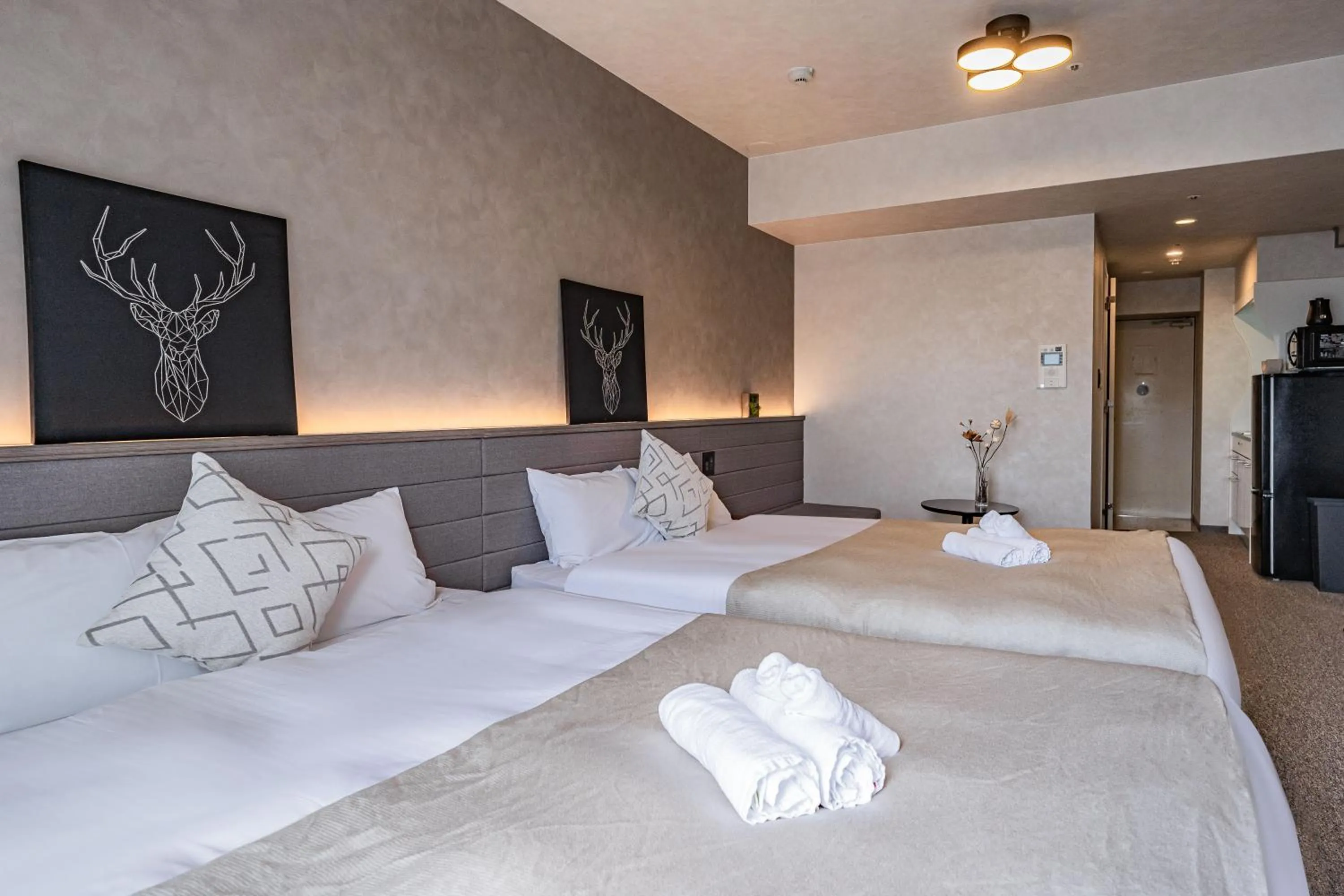 Photo of the whole room, Bed in Apartment Hotel 11 Shinsaibashi 2